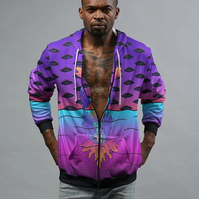 Deep Sea Zip Up Hoodie