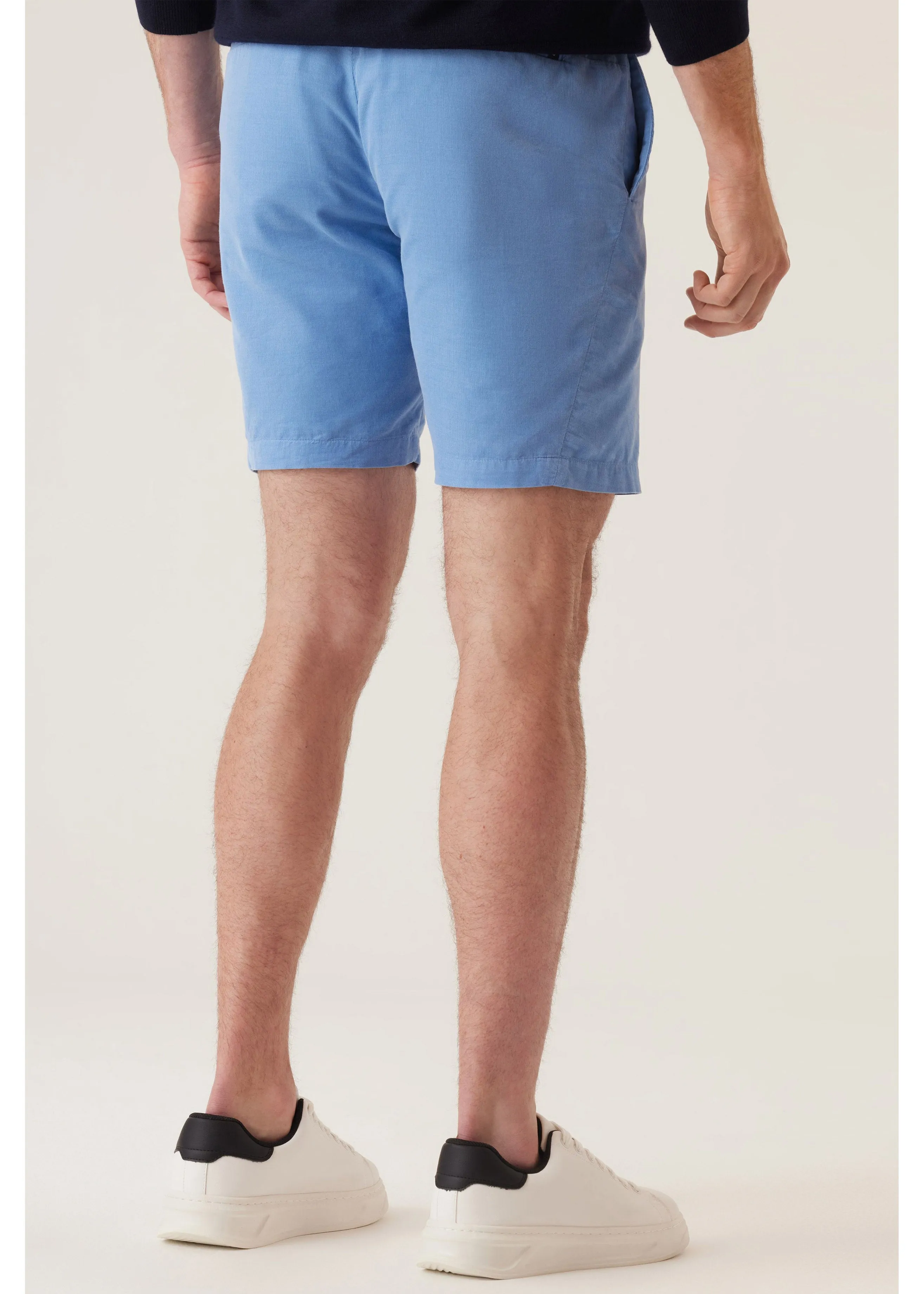 Deke Galaxy Bermuda in Cloud Corduroy | Lake