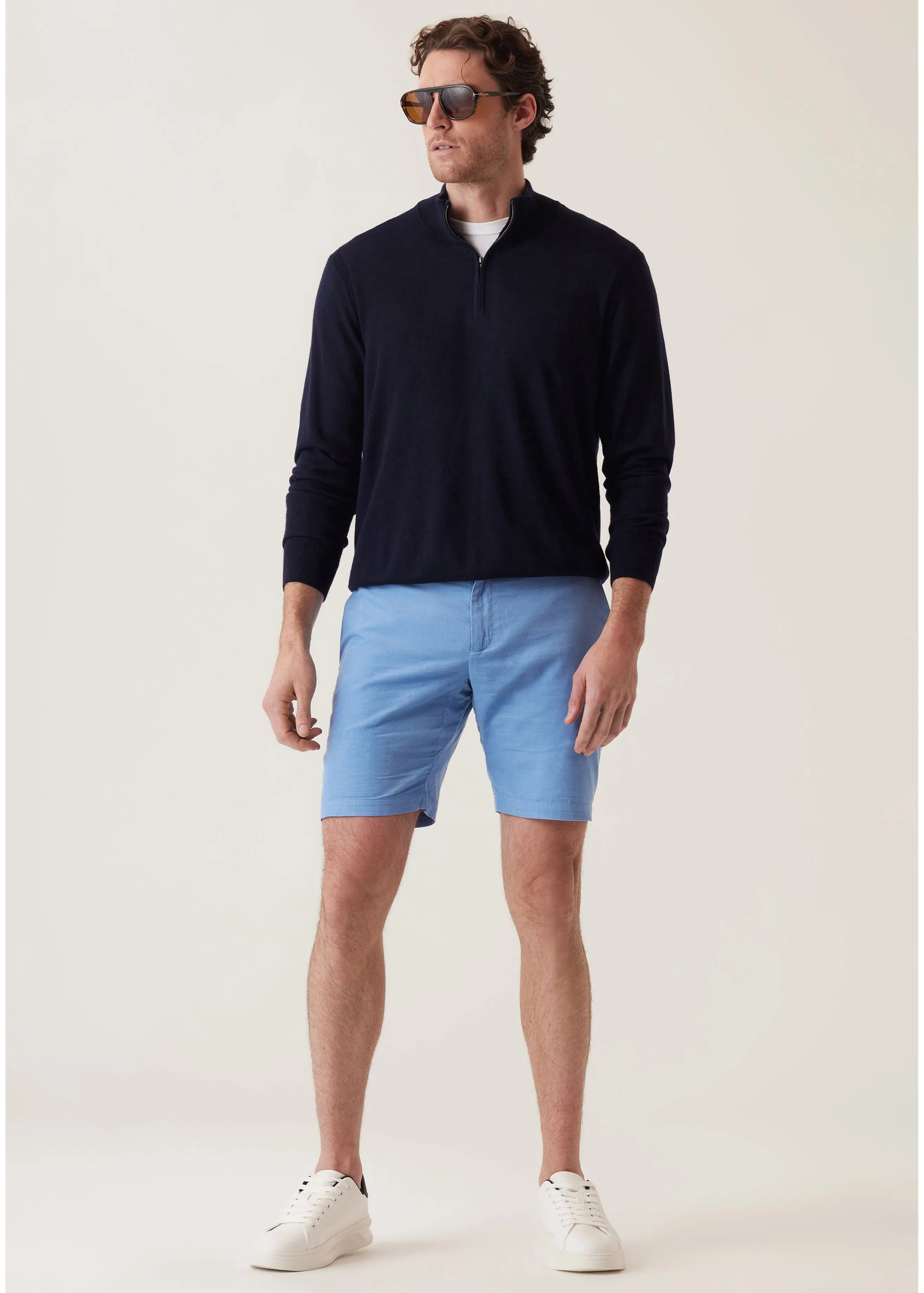 Deke Galaxy Bermuda in Cloud Corduroy | Lake