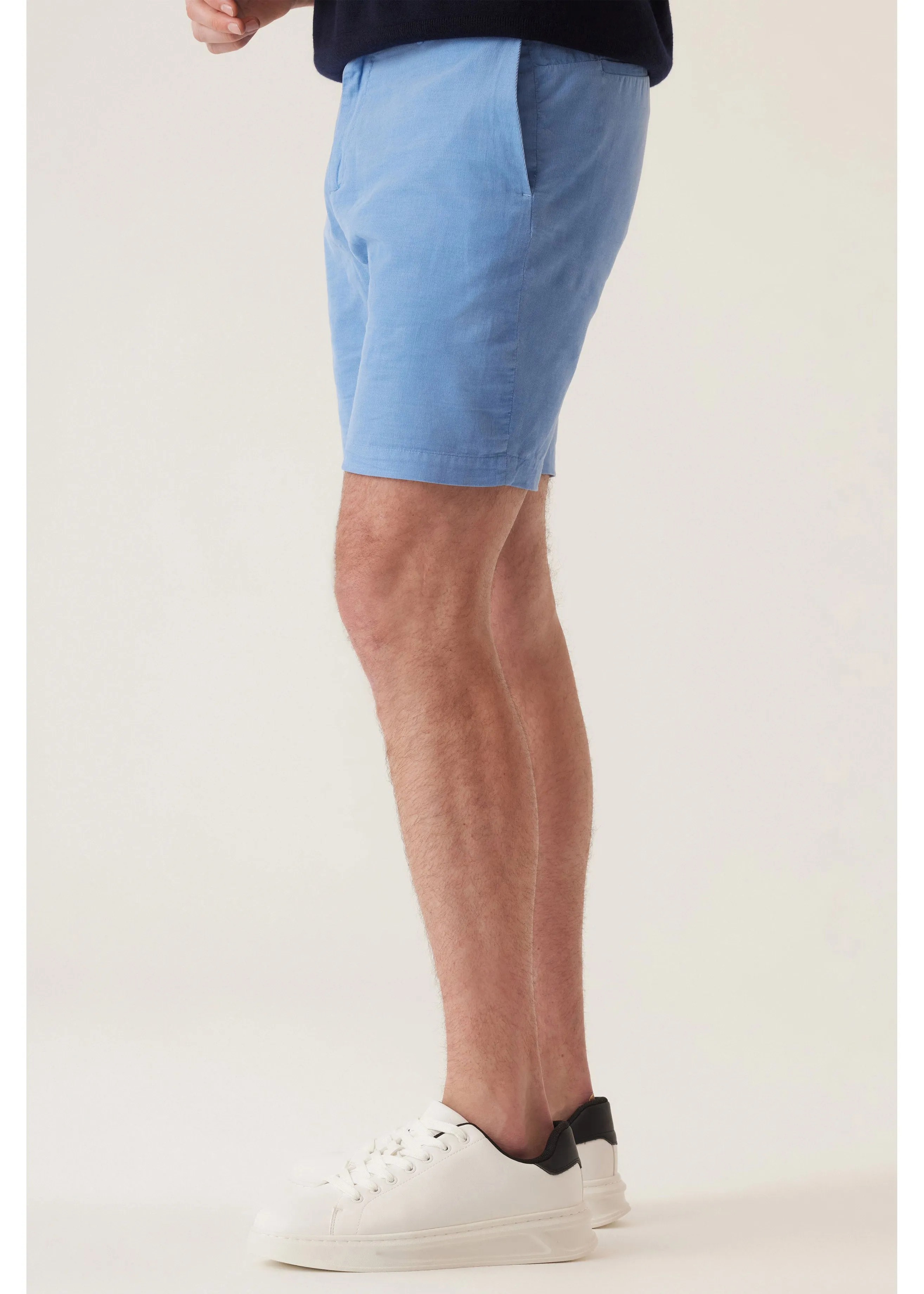 Deke Galaxy Bermuda in Cloud Corduroy | Lake