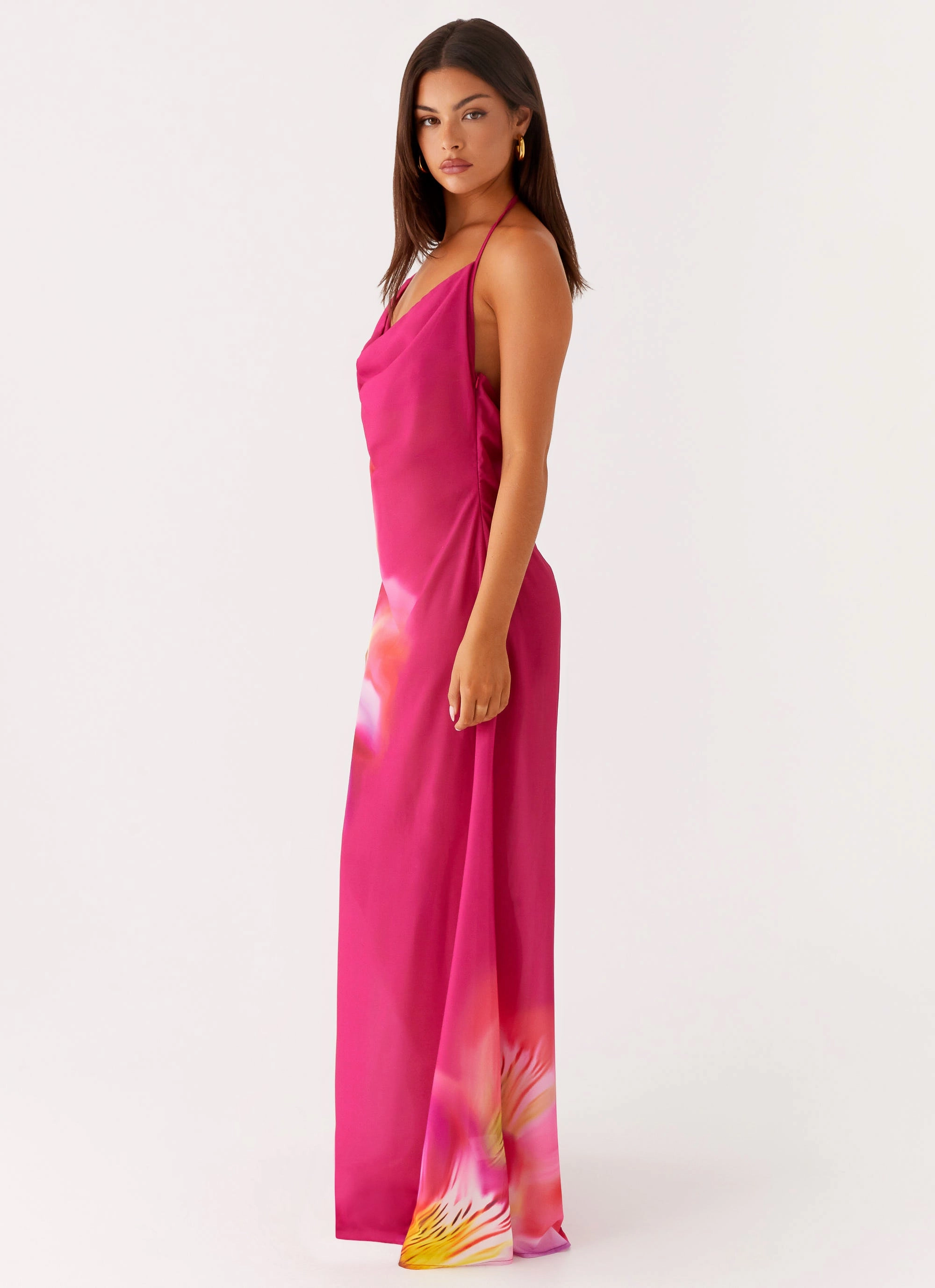 Classic Motion Fantasy Maxi Dress - Pink Tropical