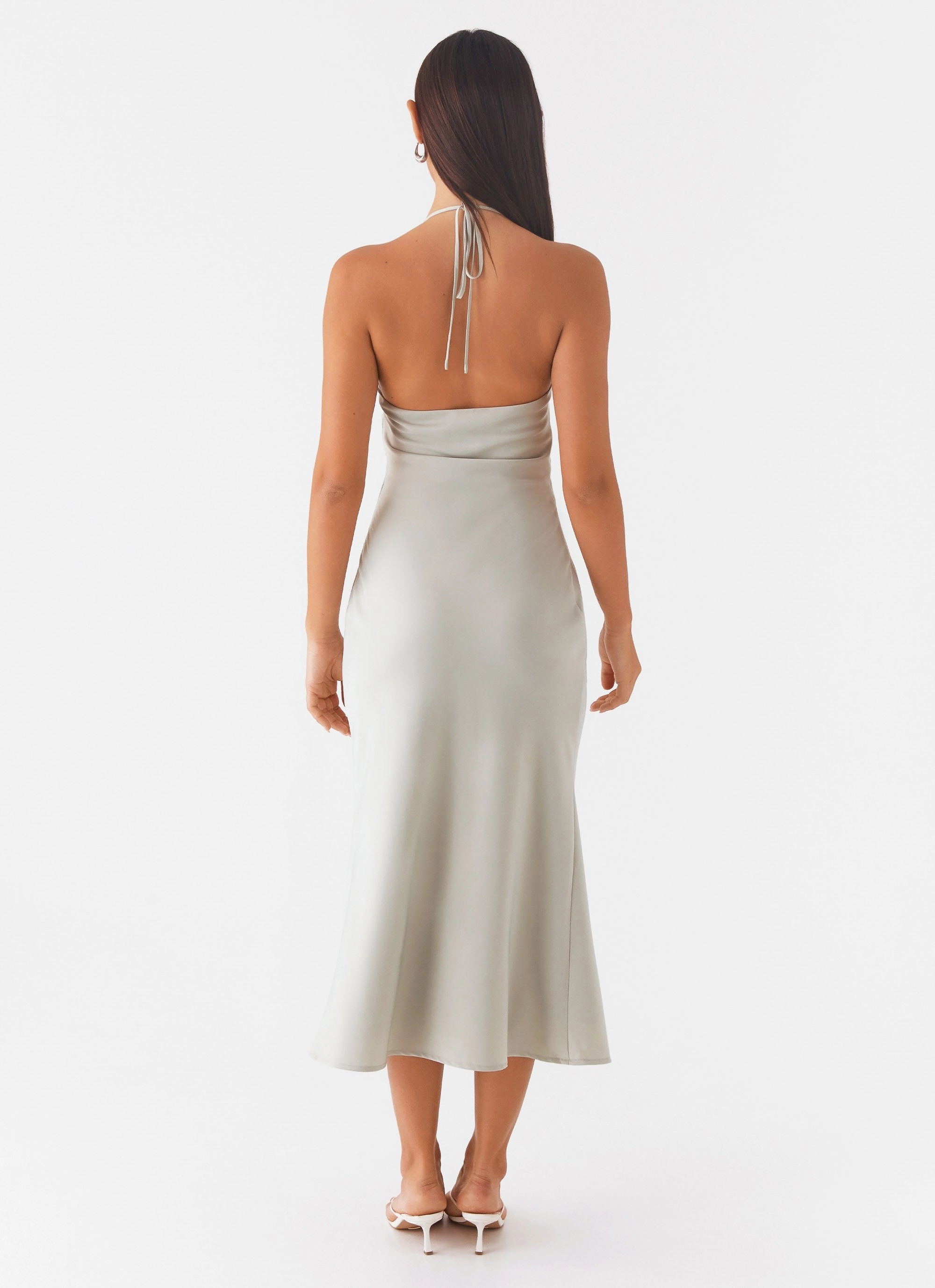 High Note Midi Dress - Sage Subtle Texture
