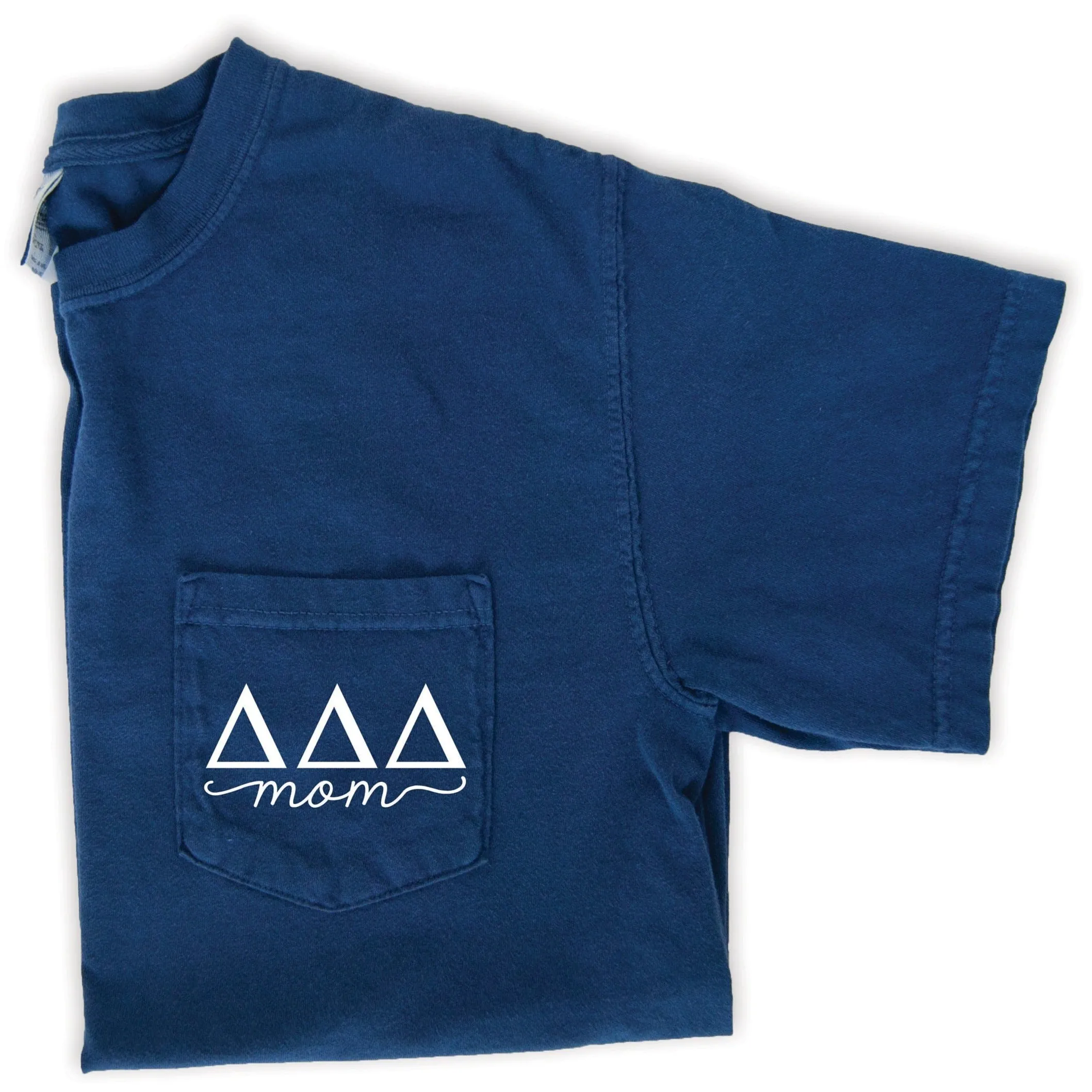 Delta Delta Delta Mom T-Shirt - Navy