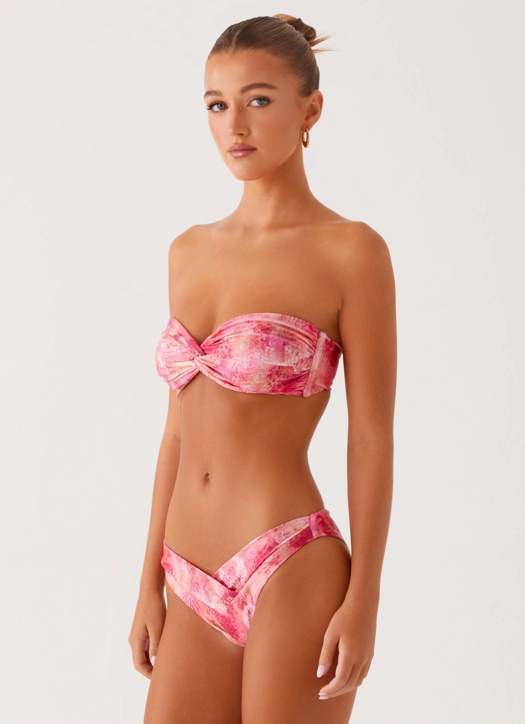 Delta Bandeau Bikini Top - Flamingo Fling Resort-Collection Beach Outfit