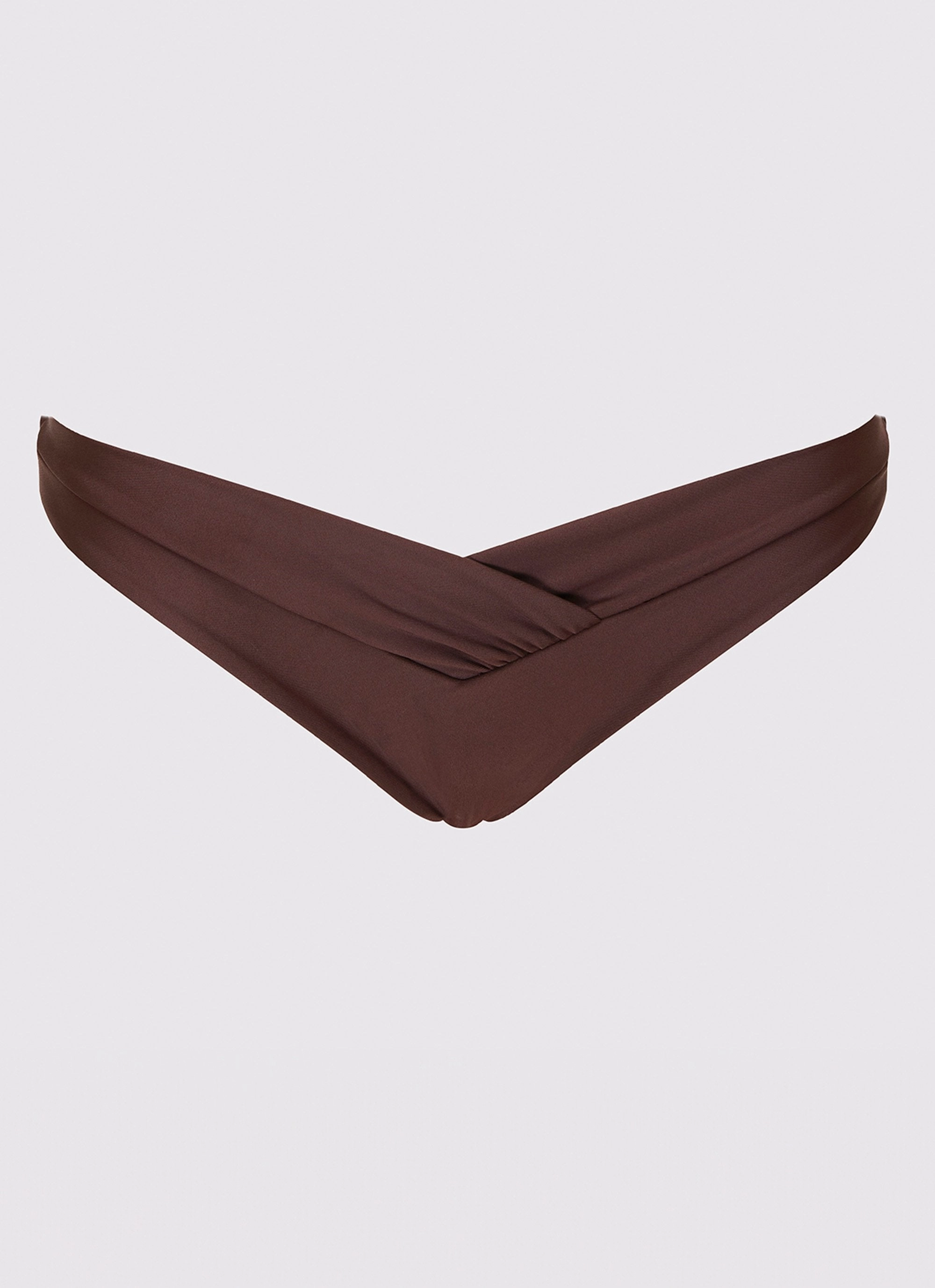 Family Swimwear Anti Chafing Edges Delta Bikini Bottoms - Brown