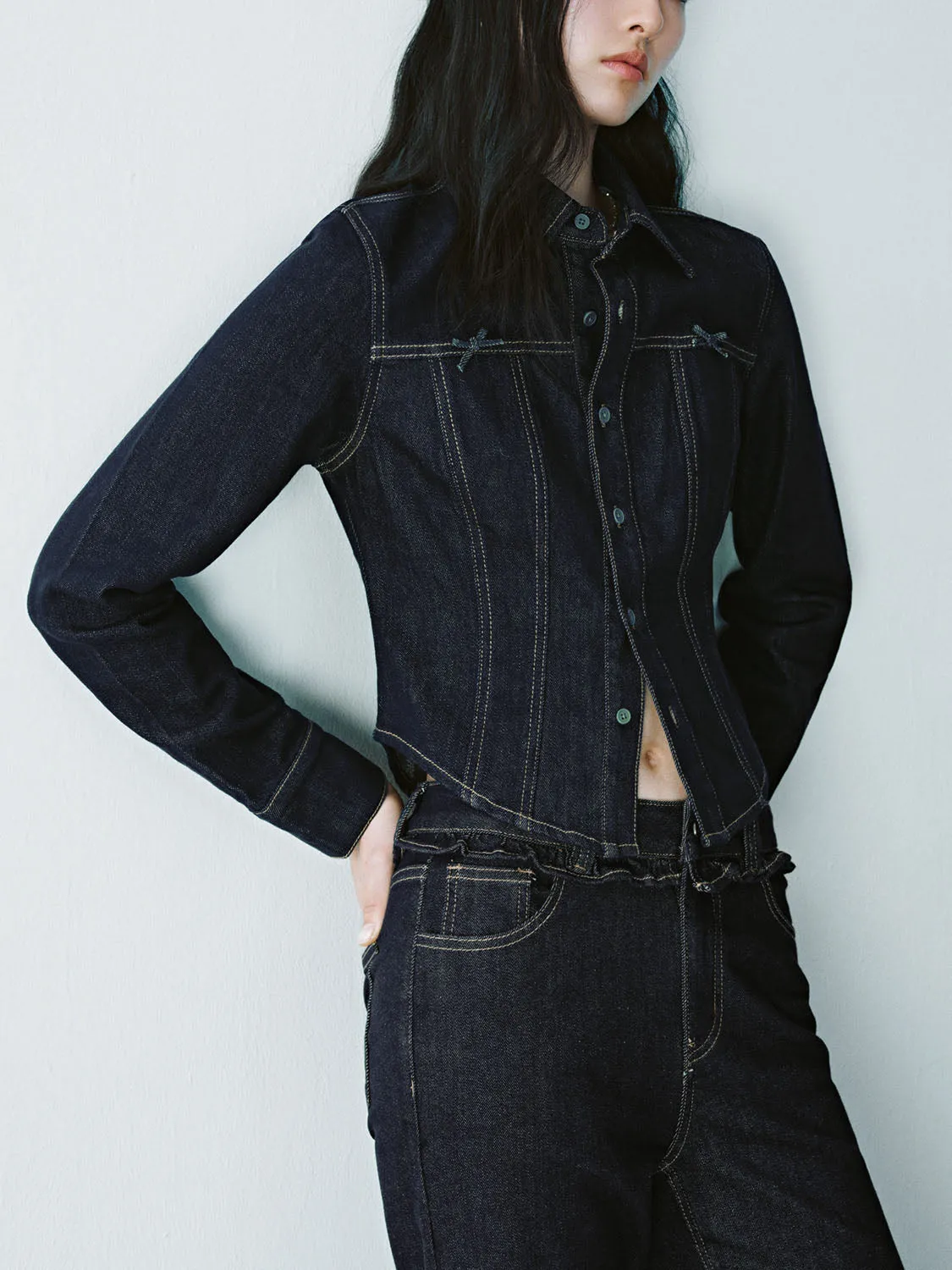 Denim Long Sleeve Shirts