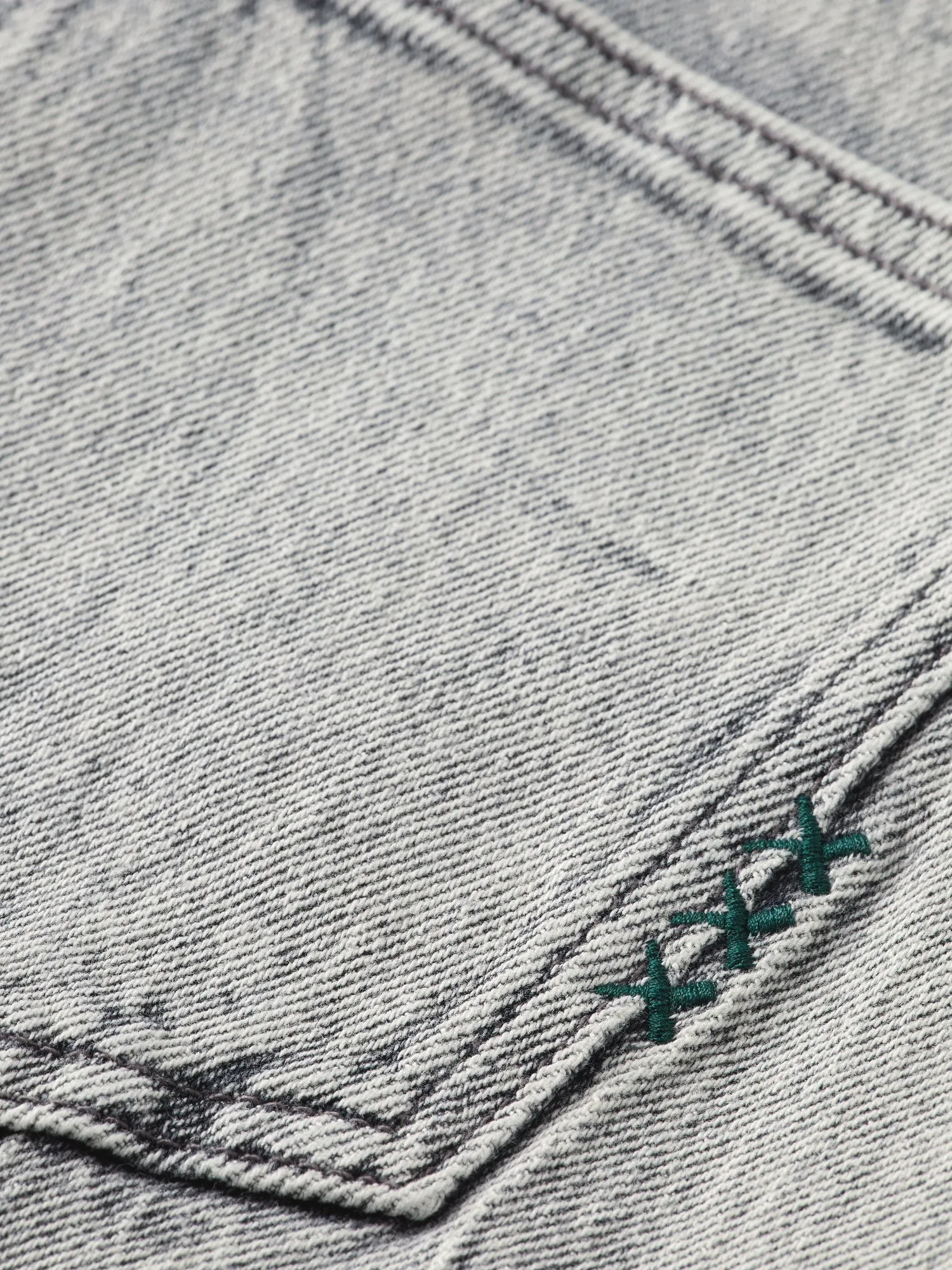 Denim mini skirt