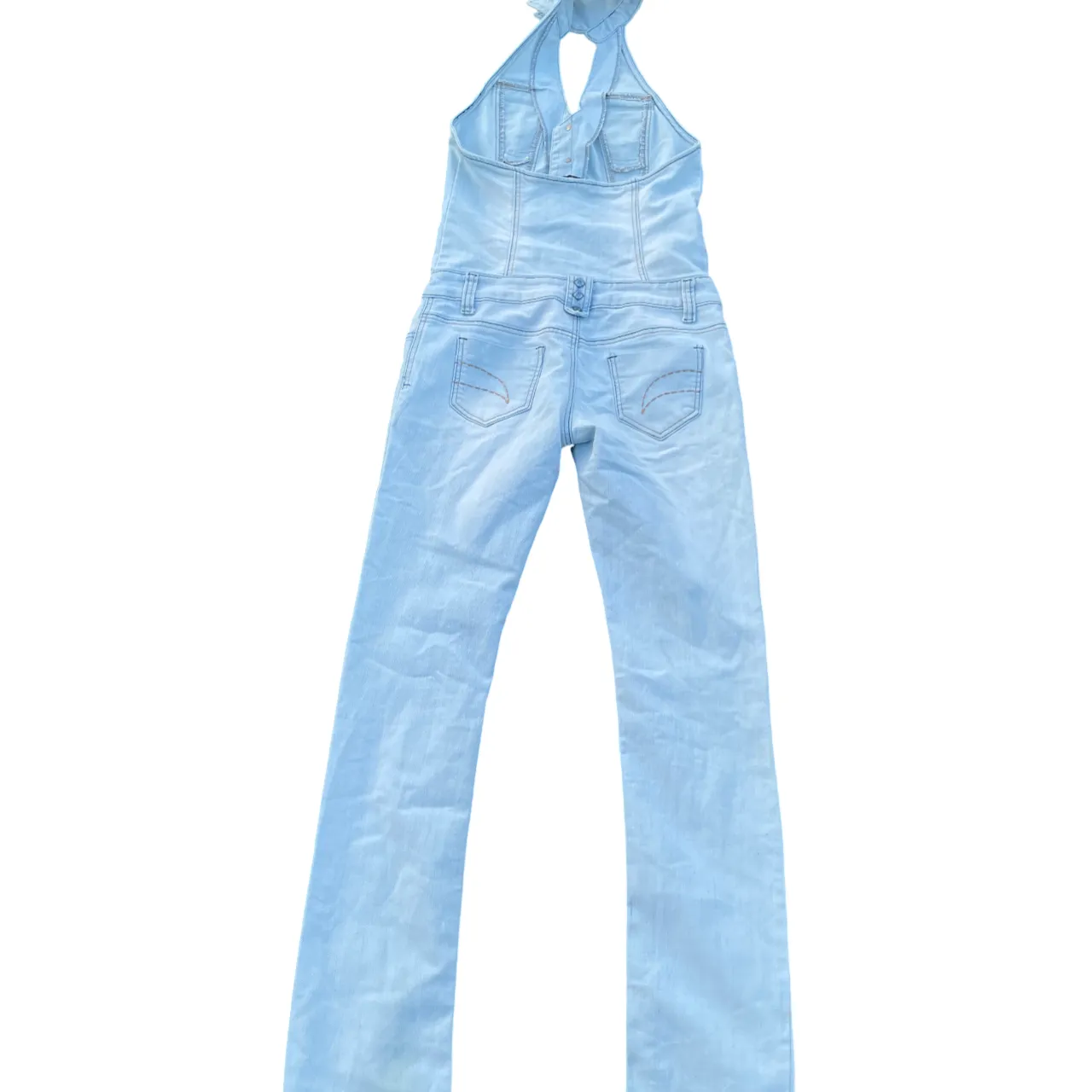 Denim overalls  vintage 90s light blue talls jeans button