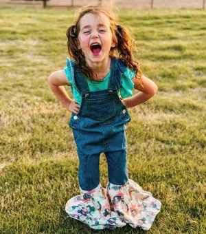 Denim Wild Buffalo Overalls Kids (6-7)