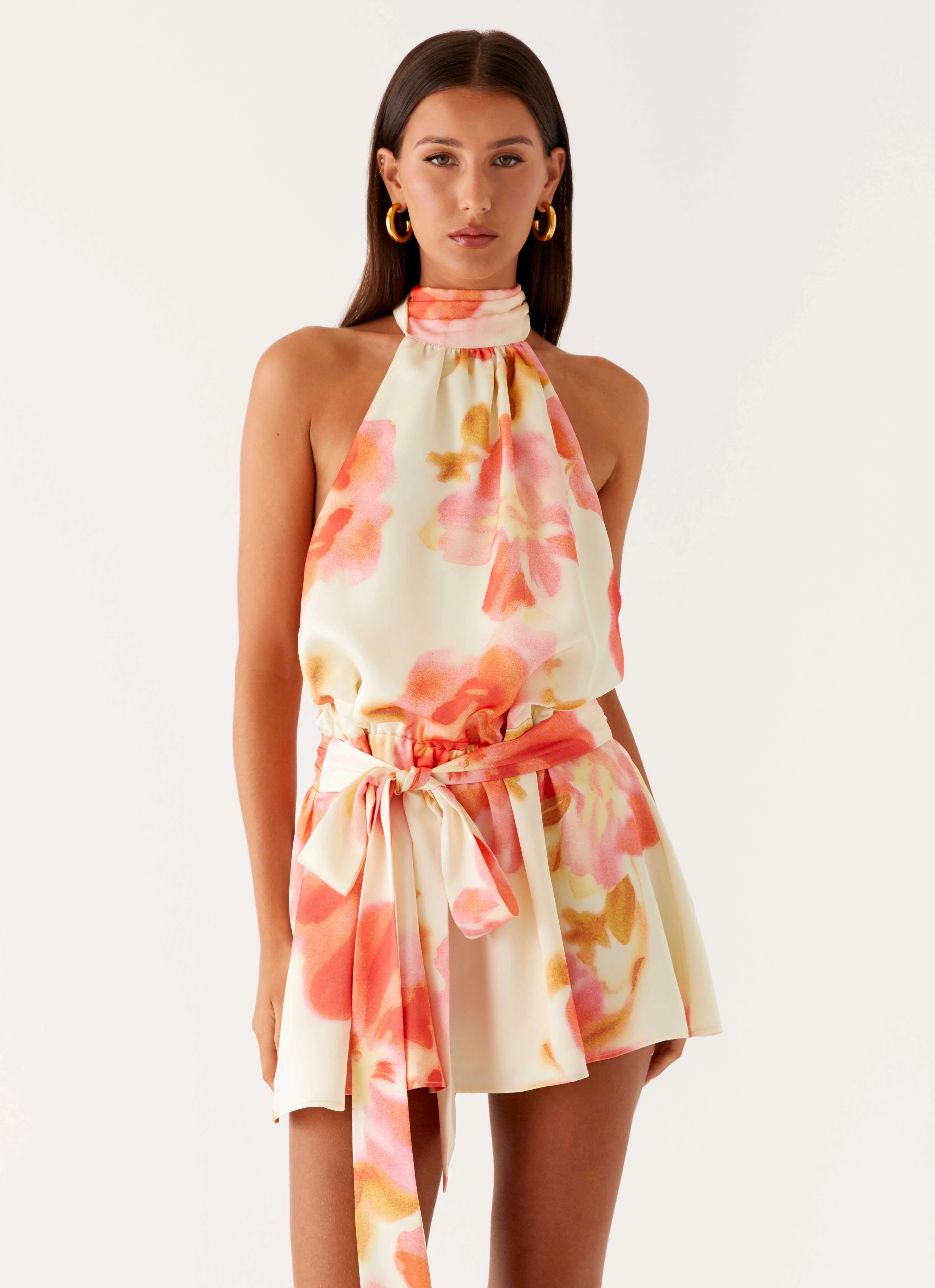 Diablo Backless Mini Dress - Mimosa Blossom Gift-Worthy