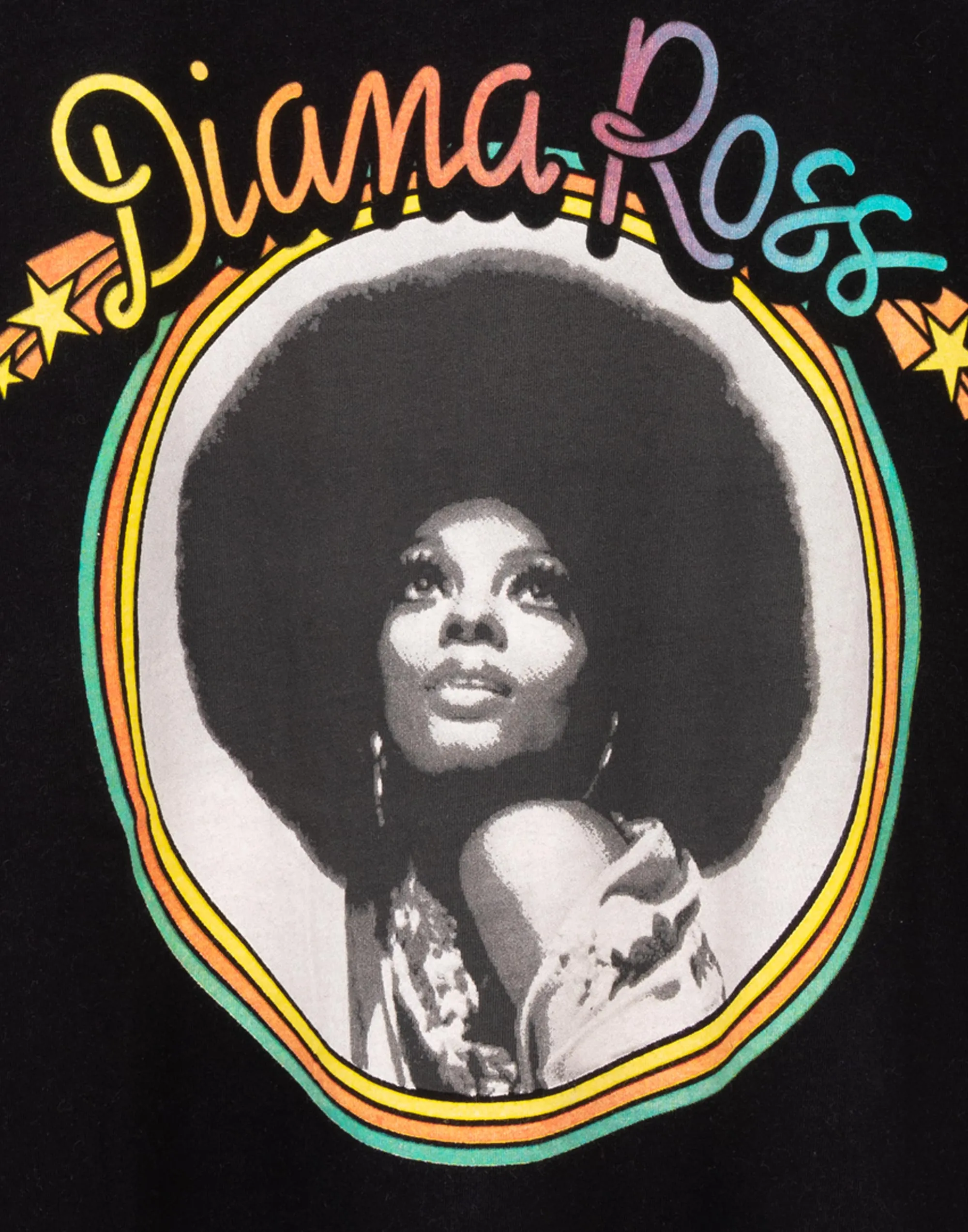 Diana Ross Cropped T-Shirt For Women