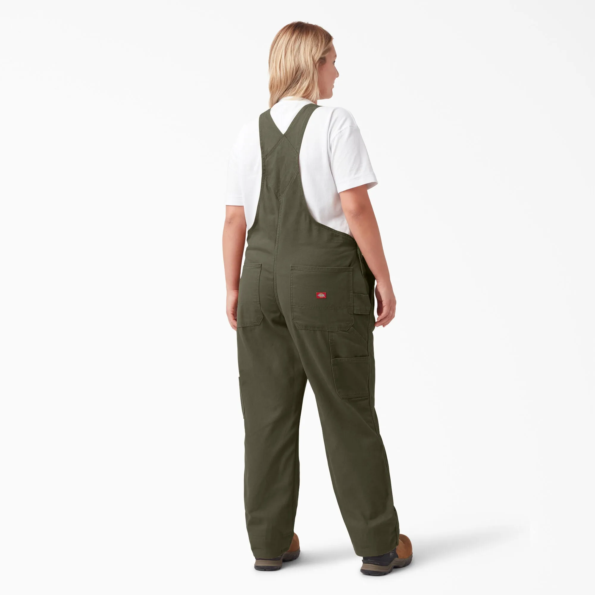 Dickies  -  #FBW206 - Made to Fit the Curvy Girl - Women's Plus Relaxed Fit Straight Leg Bib Overalls