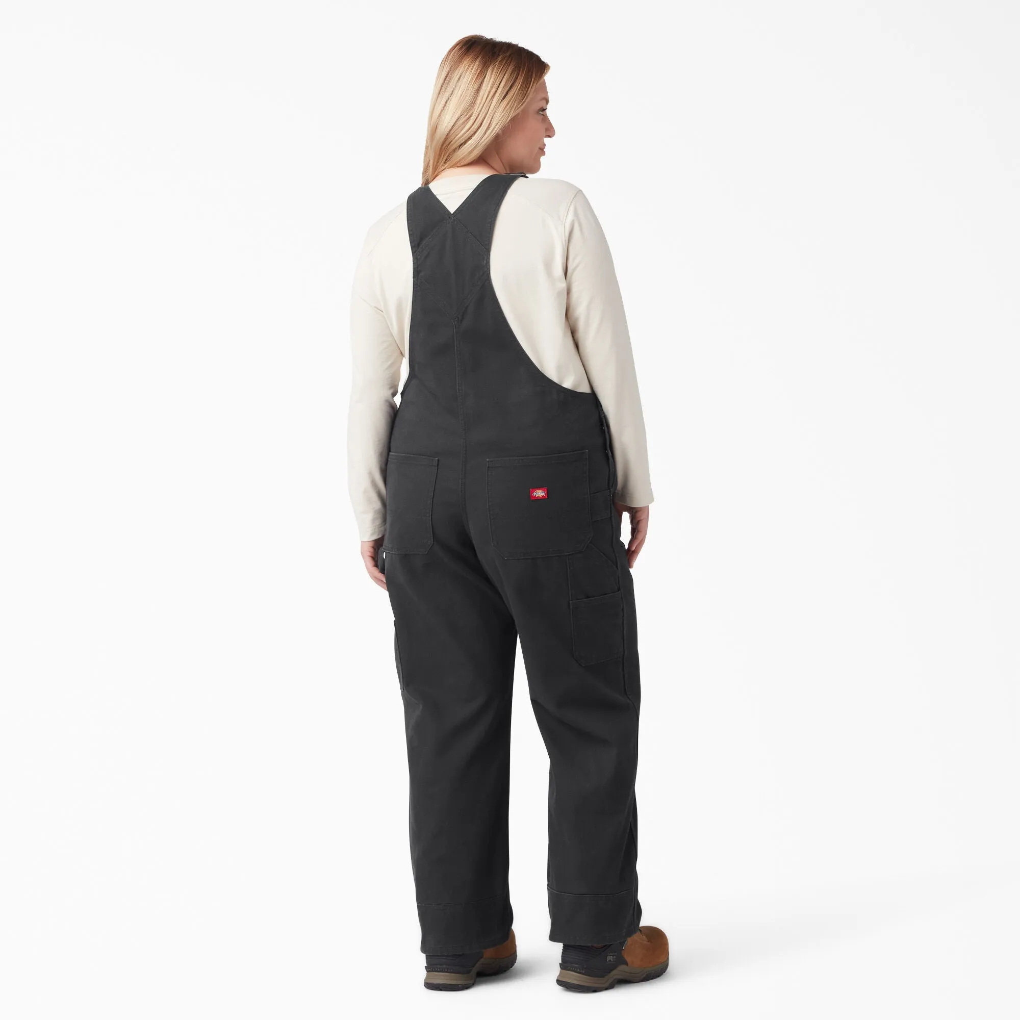 Dickies  -  #FBW206 - Made to Fit the Curvy Girl - Women's Plus Relaxed Fit Straight Leg Bib Overalls