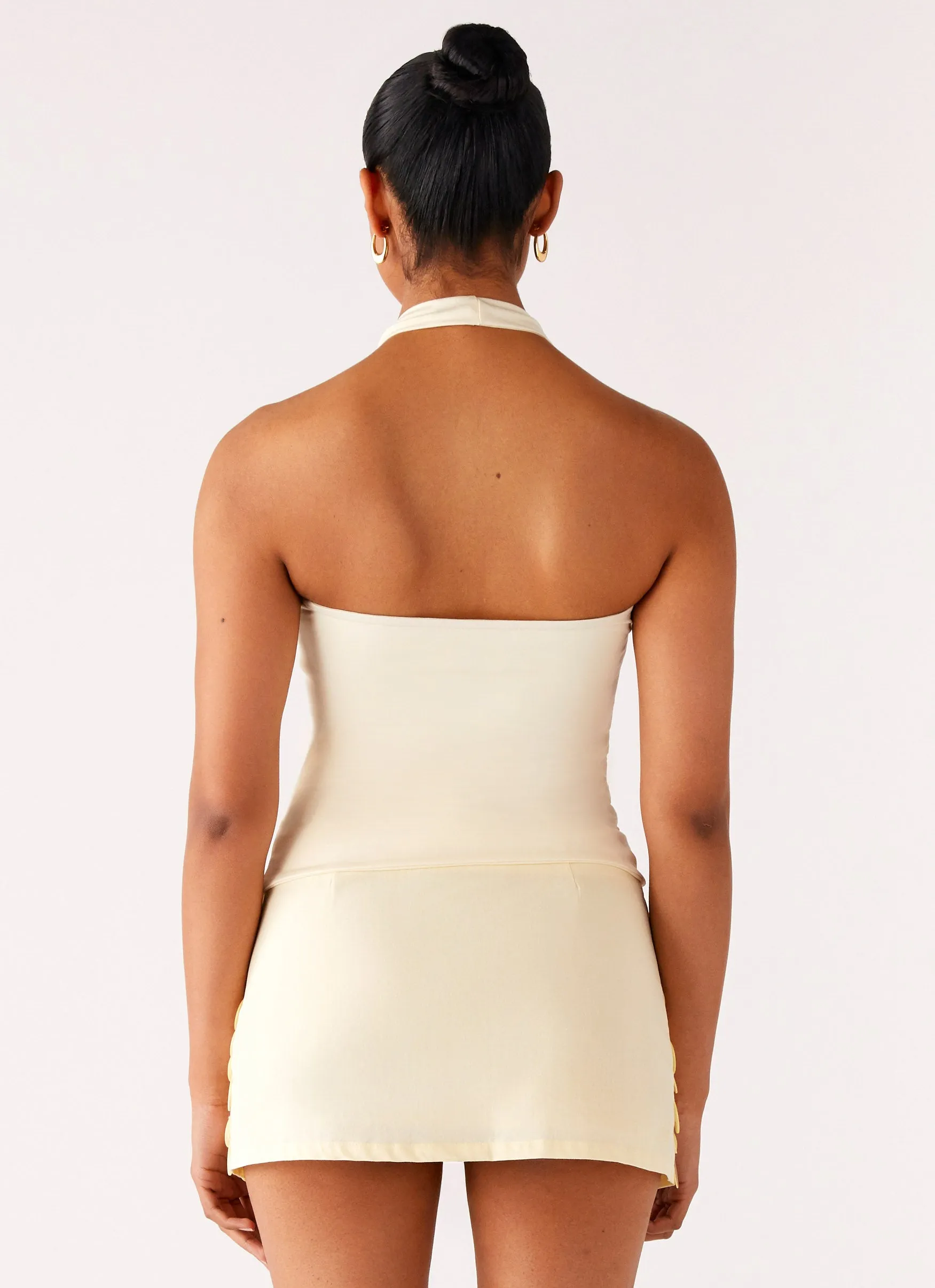 Weather Flex Diego Halter Top - Yellow Ultimate Comfort