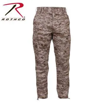 Digital Camo BDU Pants, Desert Digital, Long