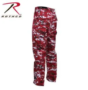Digital Camo BDU Pants Red Digital Camo Sale!