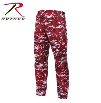 Digital Camo BDU Pants Red Digital Camo