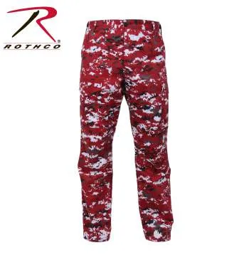 Digital Camo BDU Pants Red Digital Camo