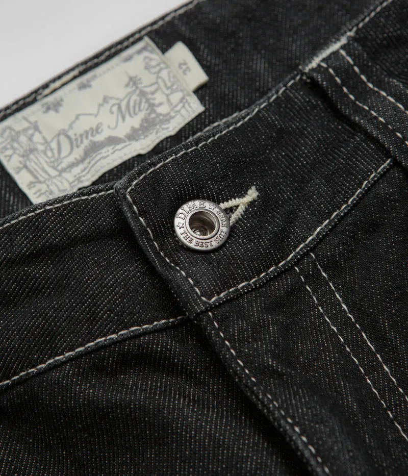 Dime Classic Denim Shorts - Black Washed