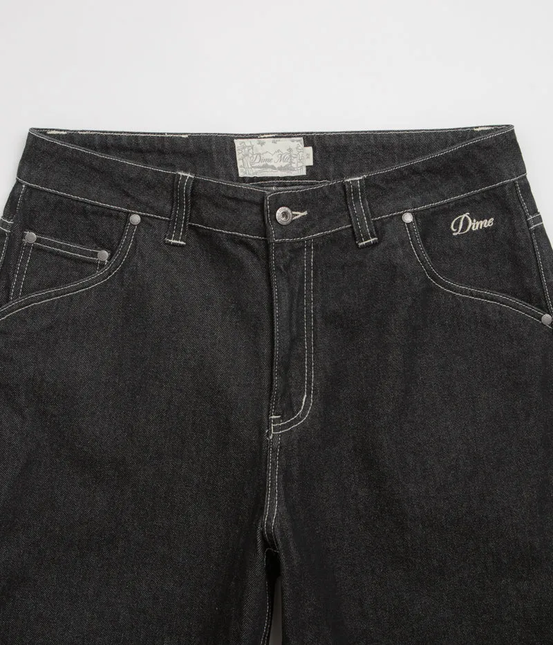 Dime Classic Denim Shorts - Black Washed
