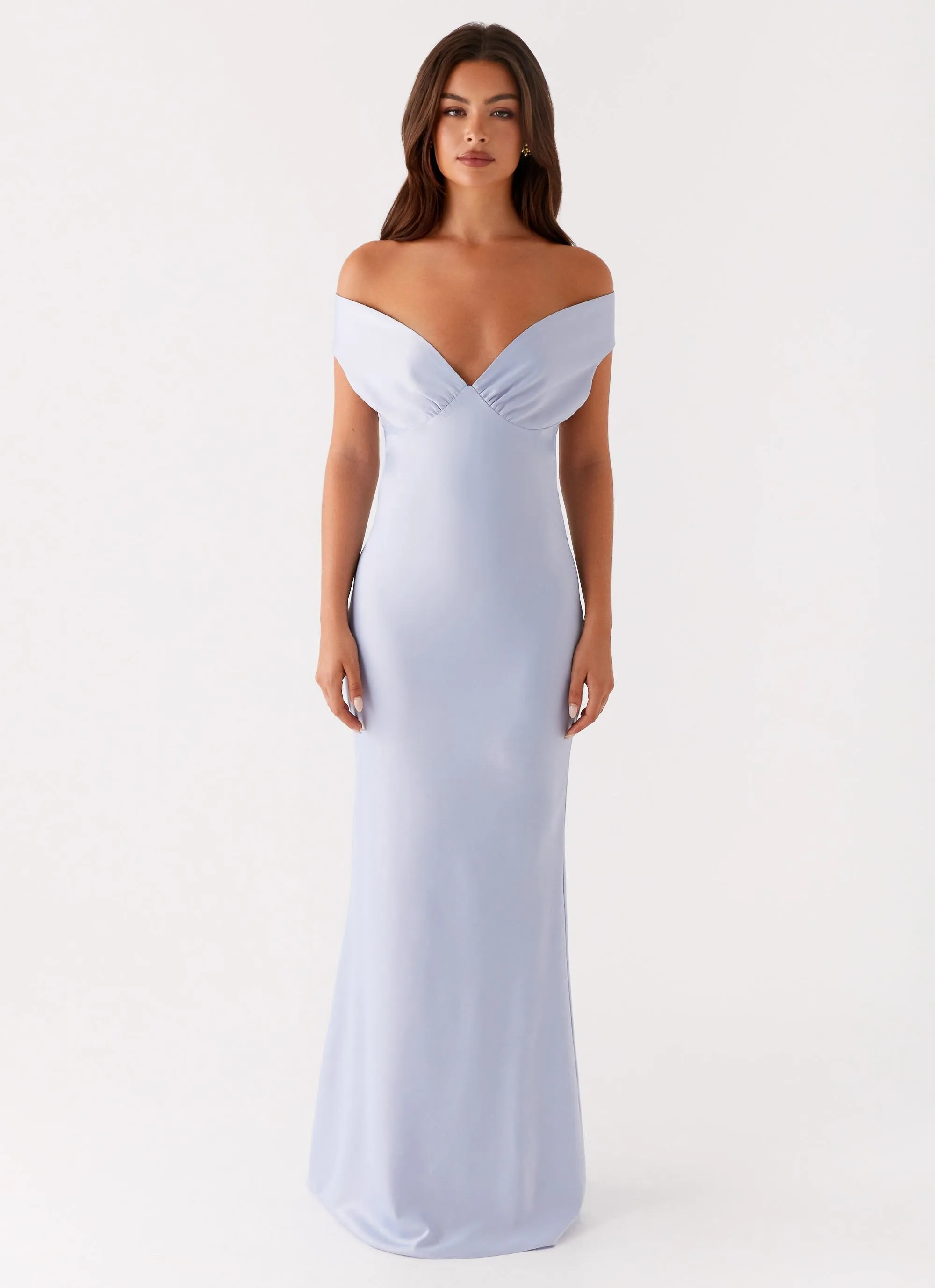 Jenner Maxi Dress - Blue Jewel Accent