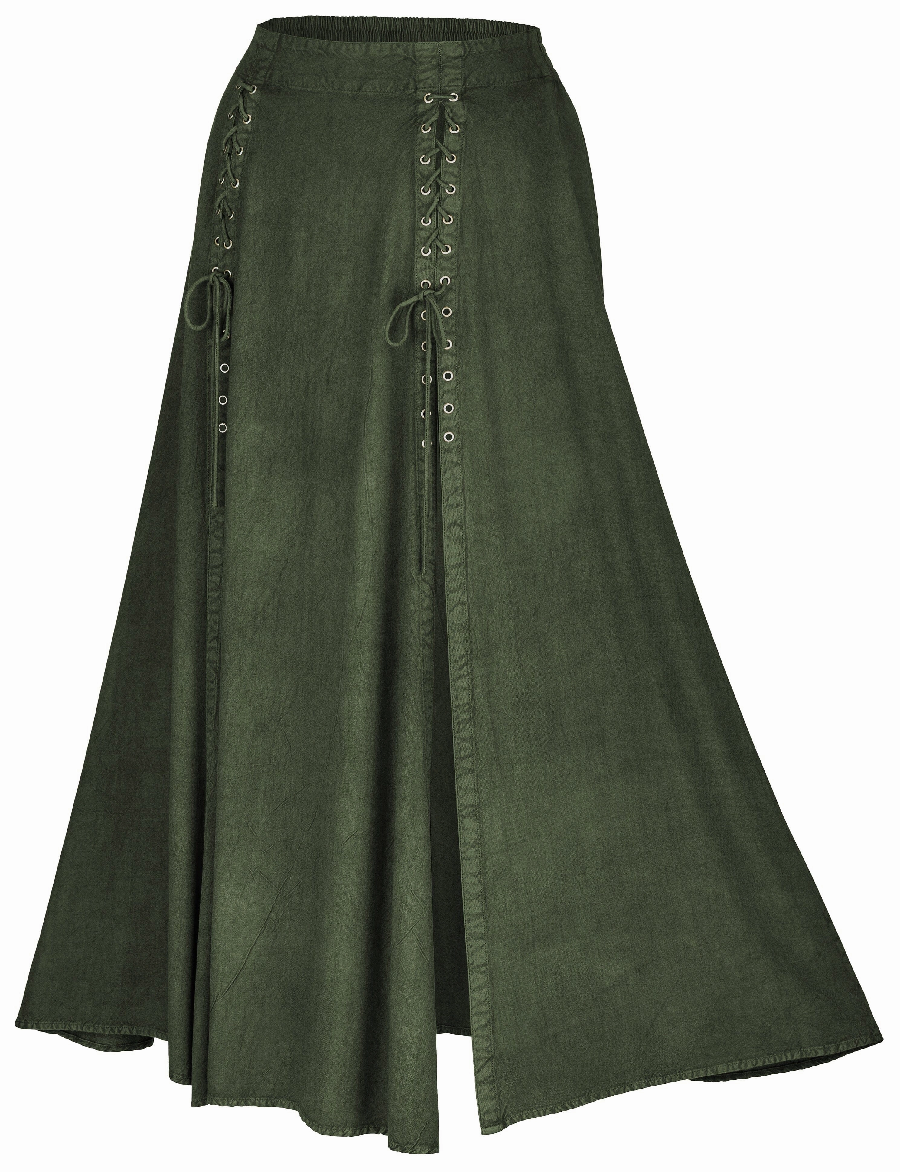 Moisture Wicking Textile Rowan Maxi Overskirt Limited Edition Moss Green