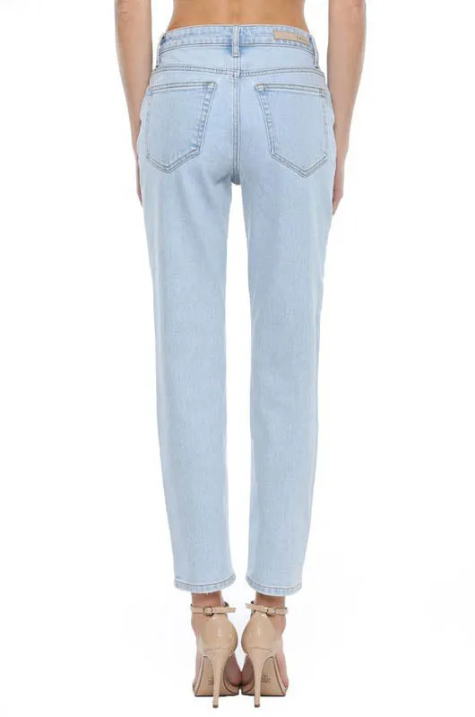Dion High Waisted Straight Jean