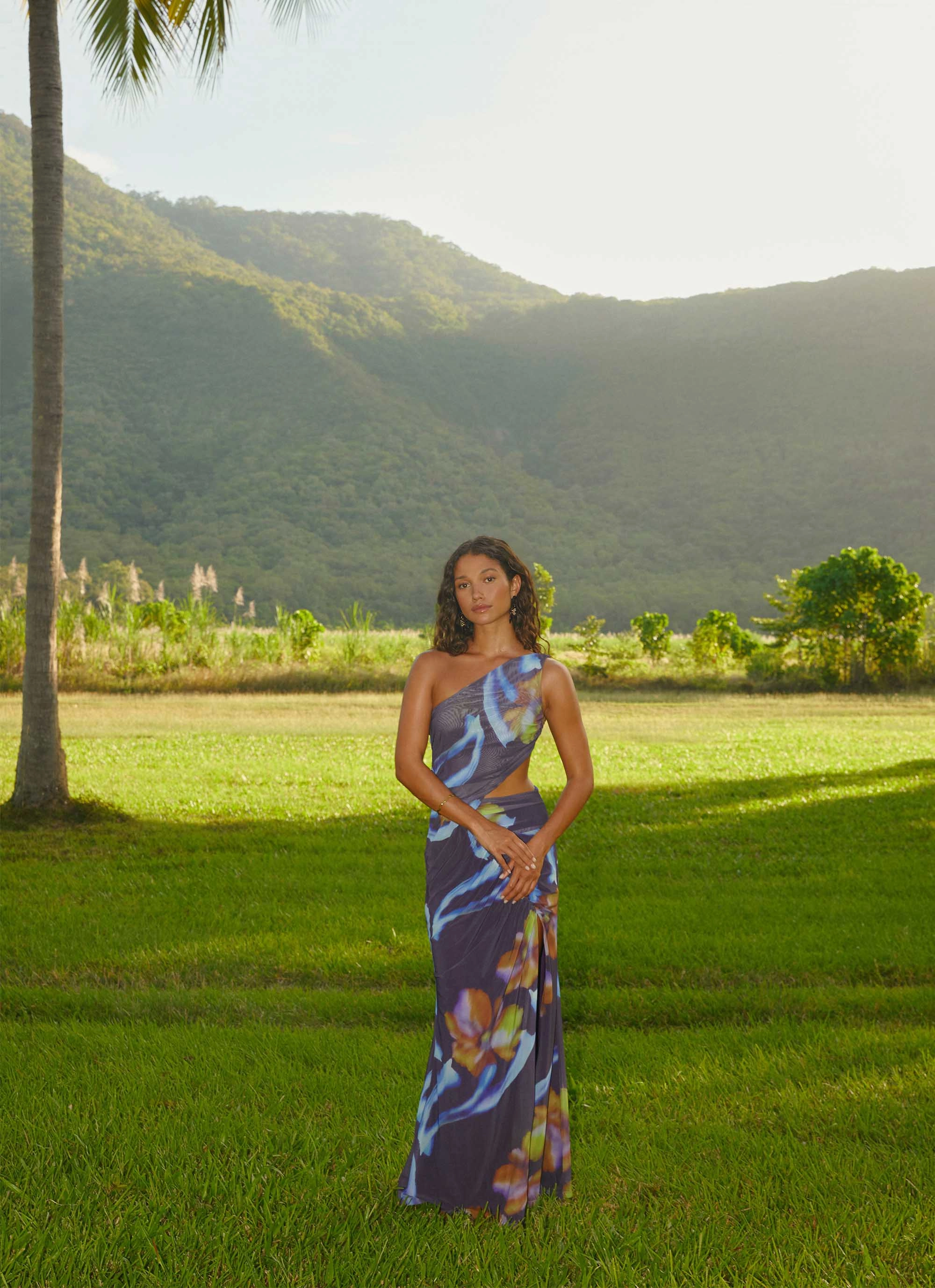 All Fit Zanzibar Maxi Dress - Dark Floral