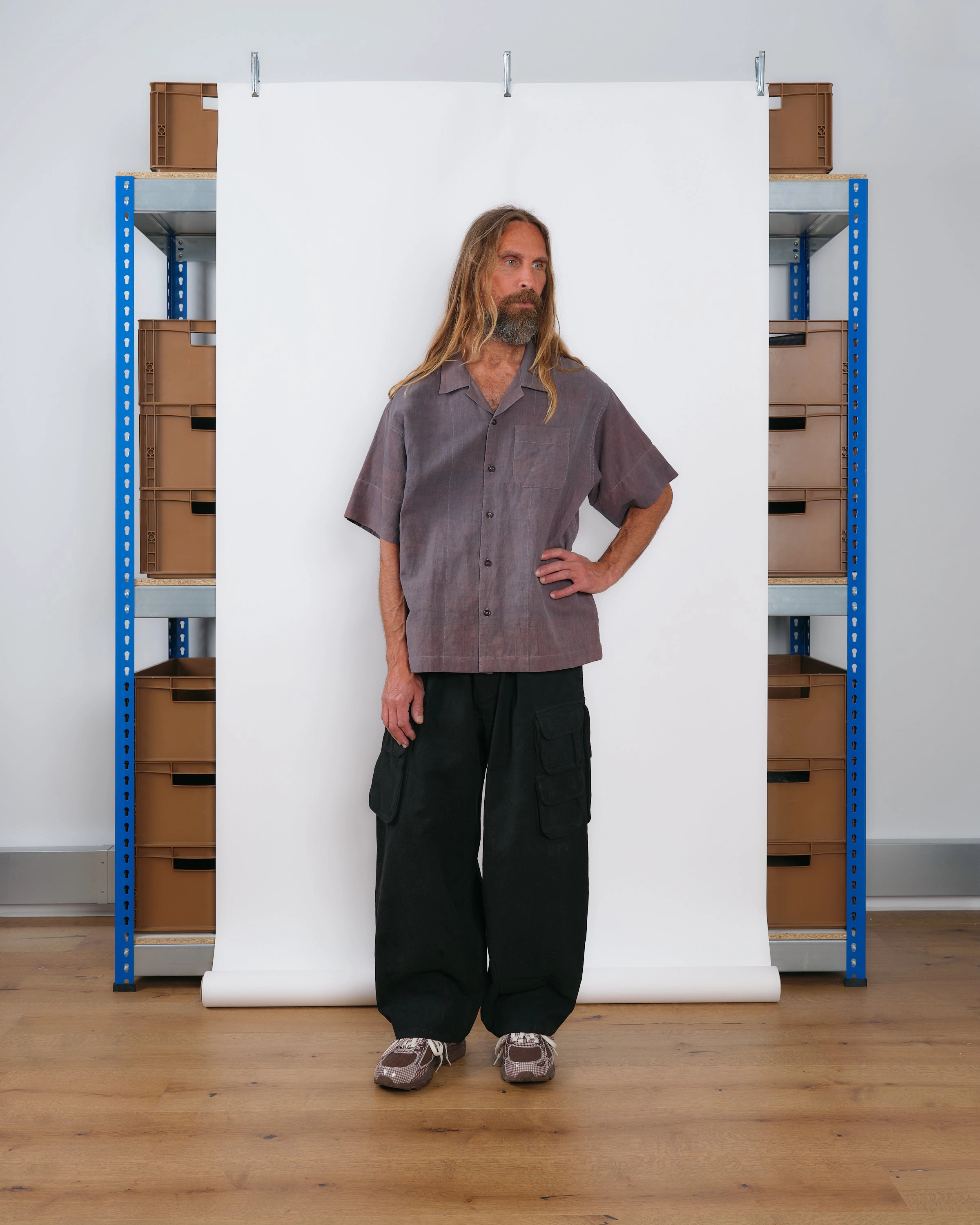 Wrap style Bold-Color Distillers Shirt SS - R.T.S. CO-200A