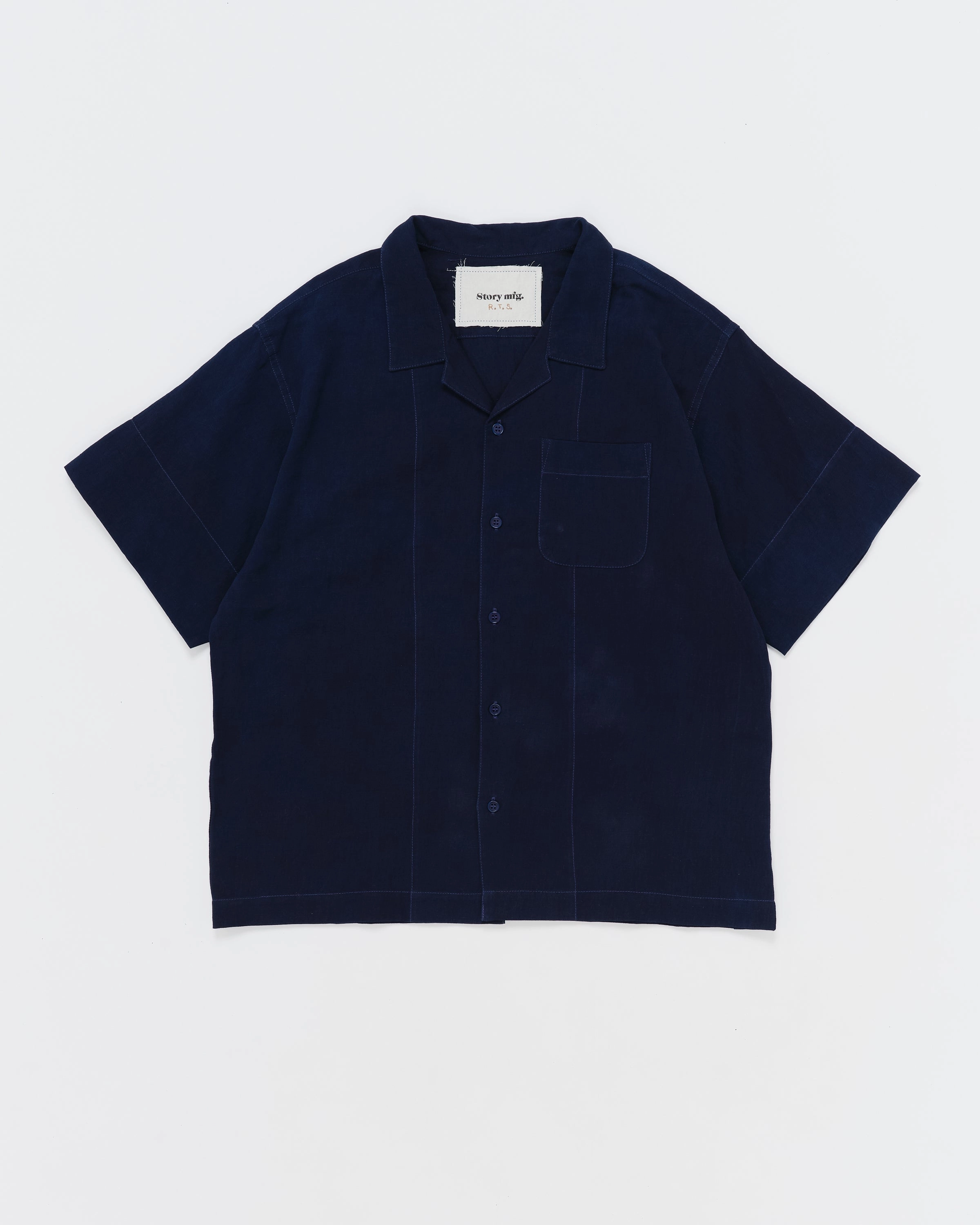Gathered-Detail Distillers Shirt SS - R.T.S. CO-64