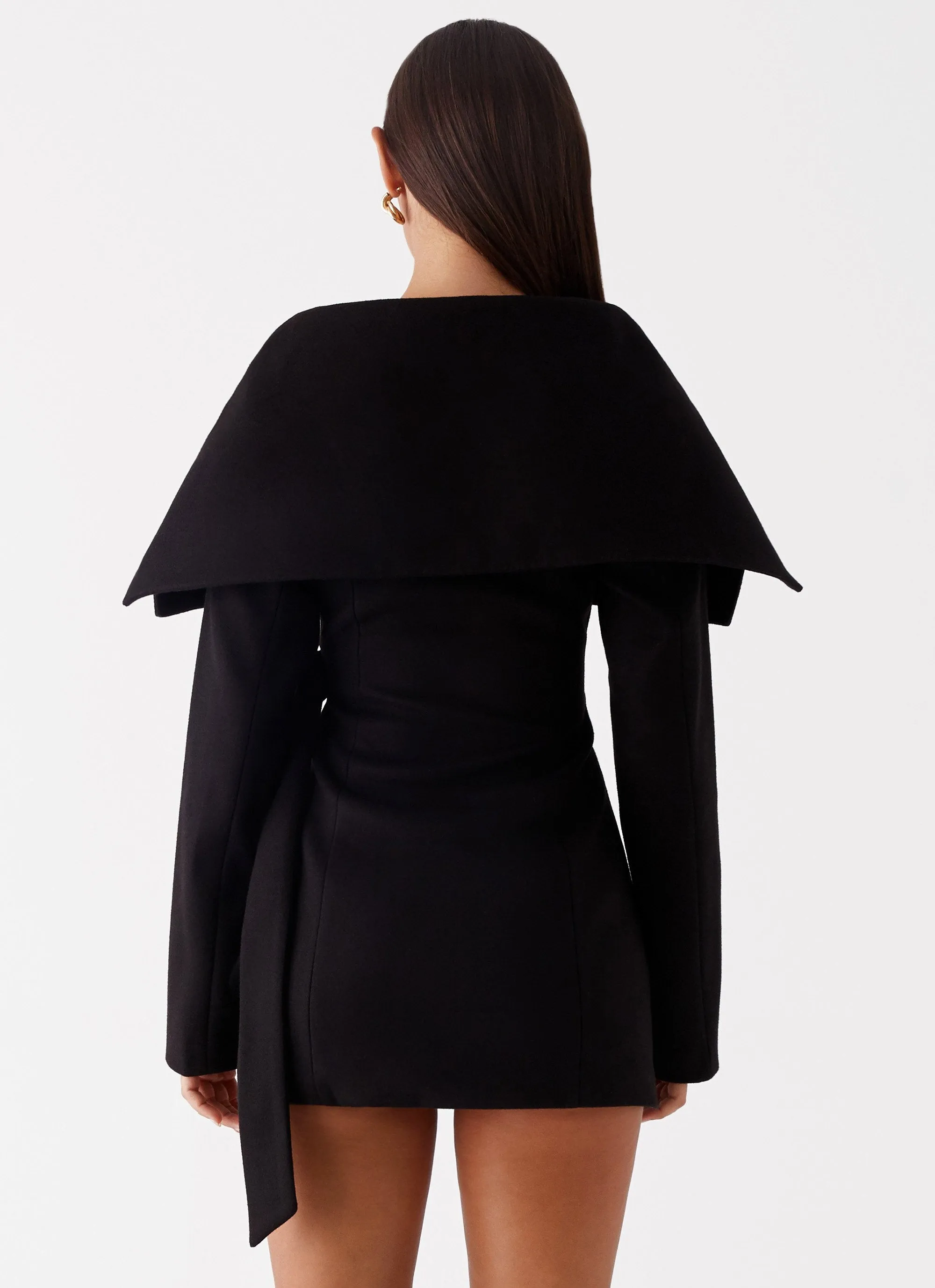 Vibe Style Kaide Mini Dress - Black