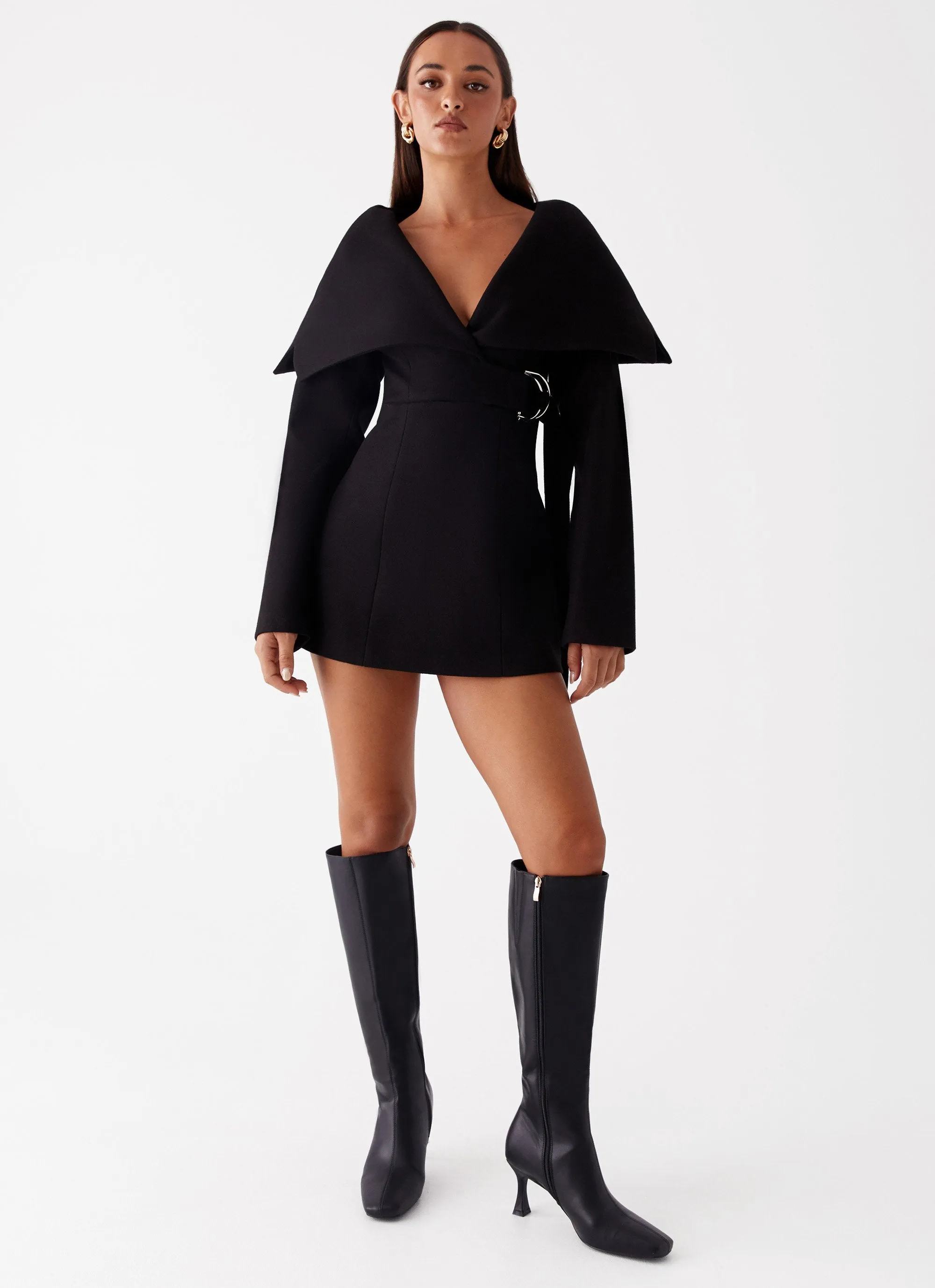 Kaide Mini Dress - Black Urban Feel