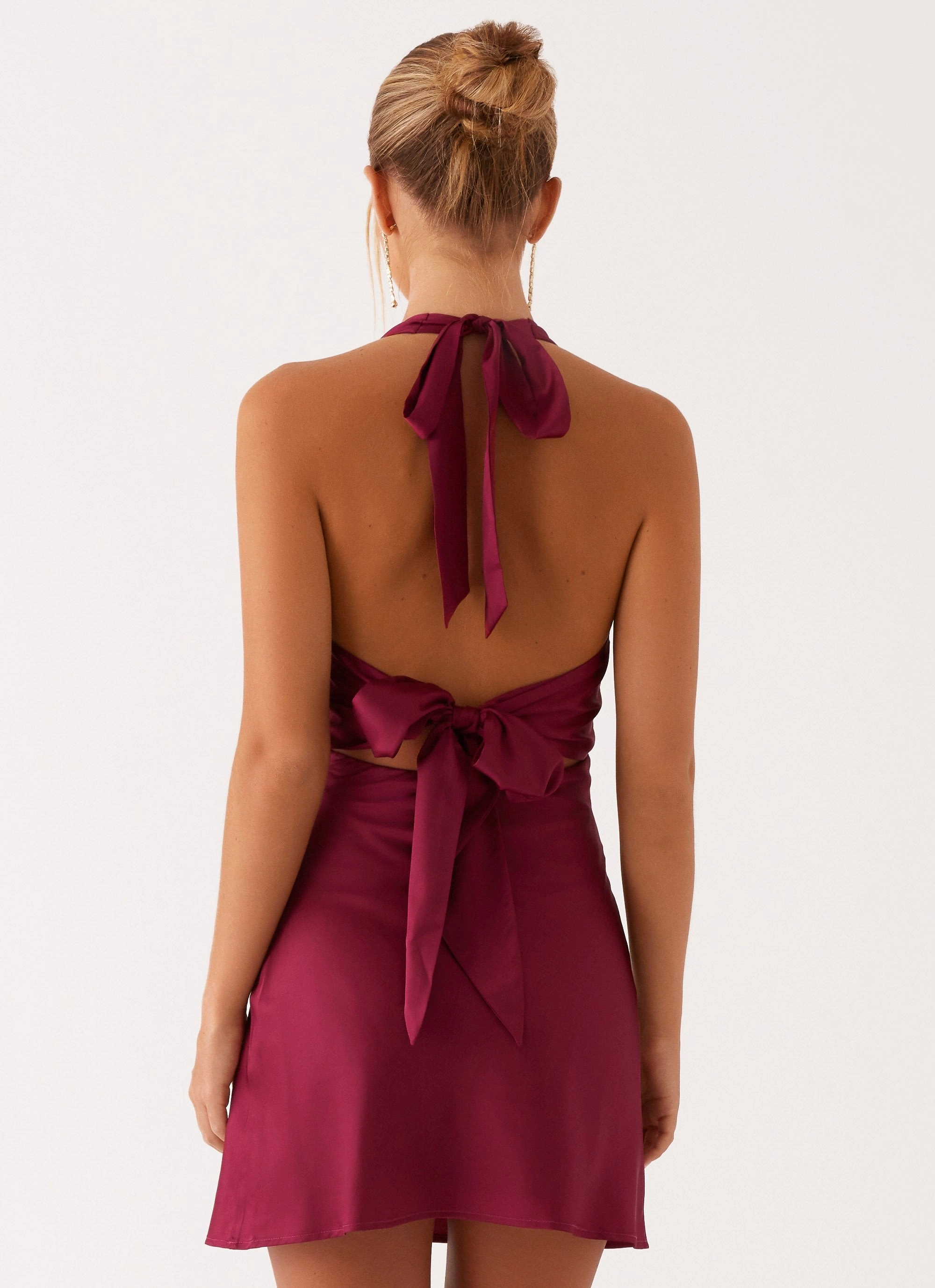 Heavy Hearted Mini Dress - Mulberry Urban Feel Night Vibes