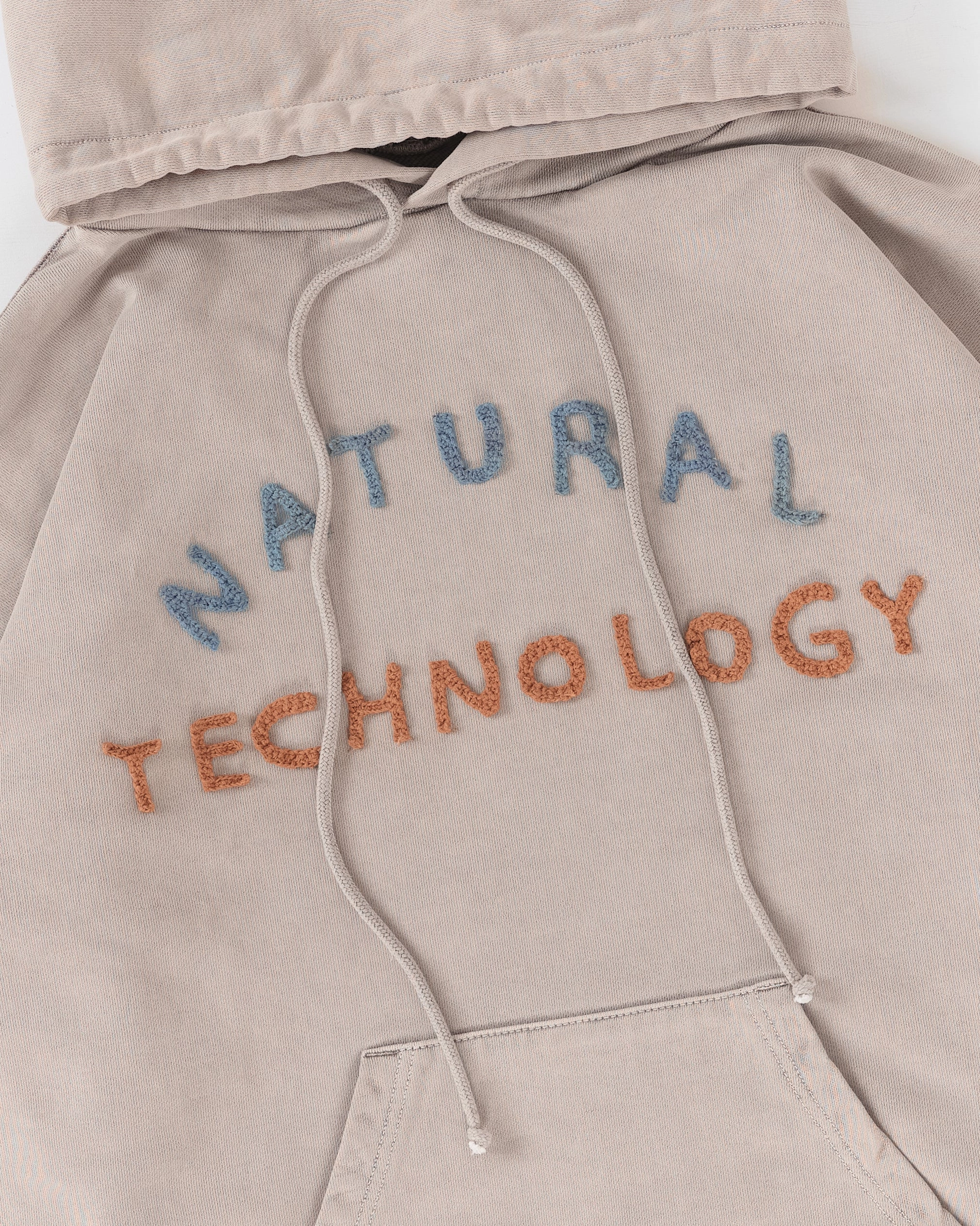 Geo Hoodie - Soft Grey Gentle Stitch