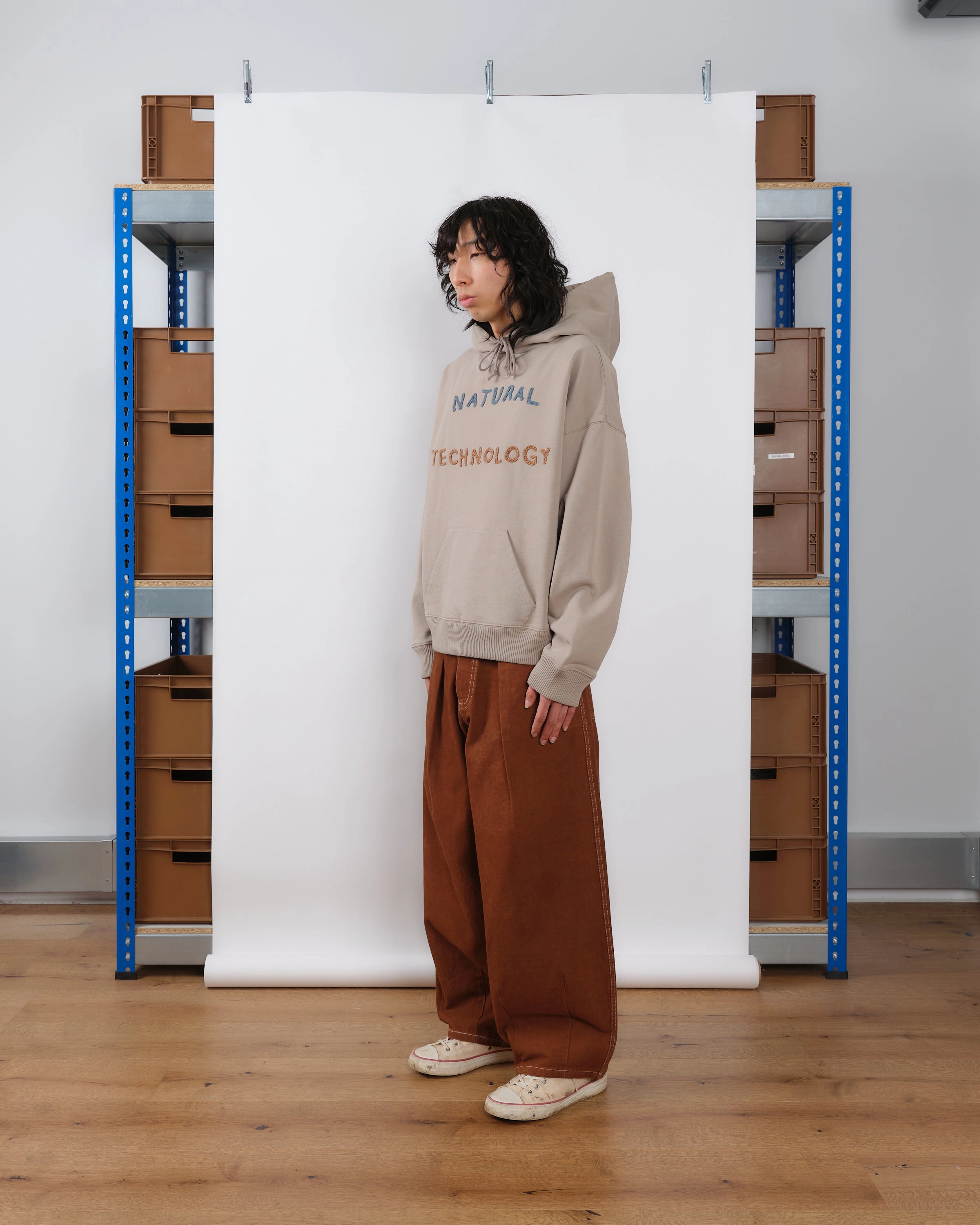 Moment Light Geo Hoodie - Soft Grey