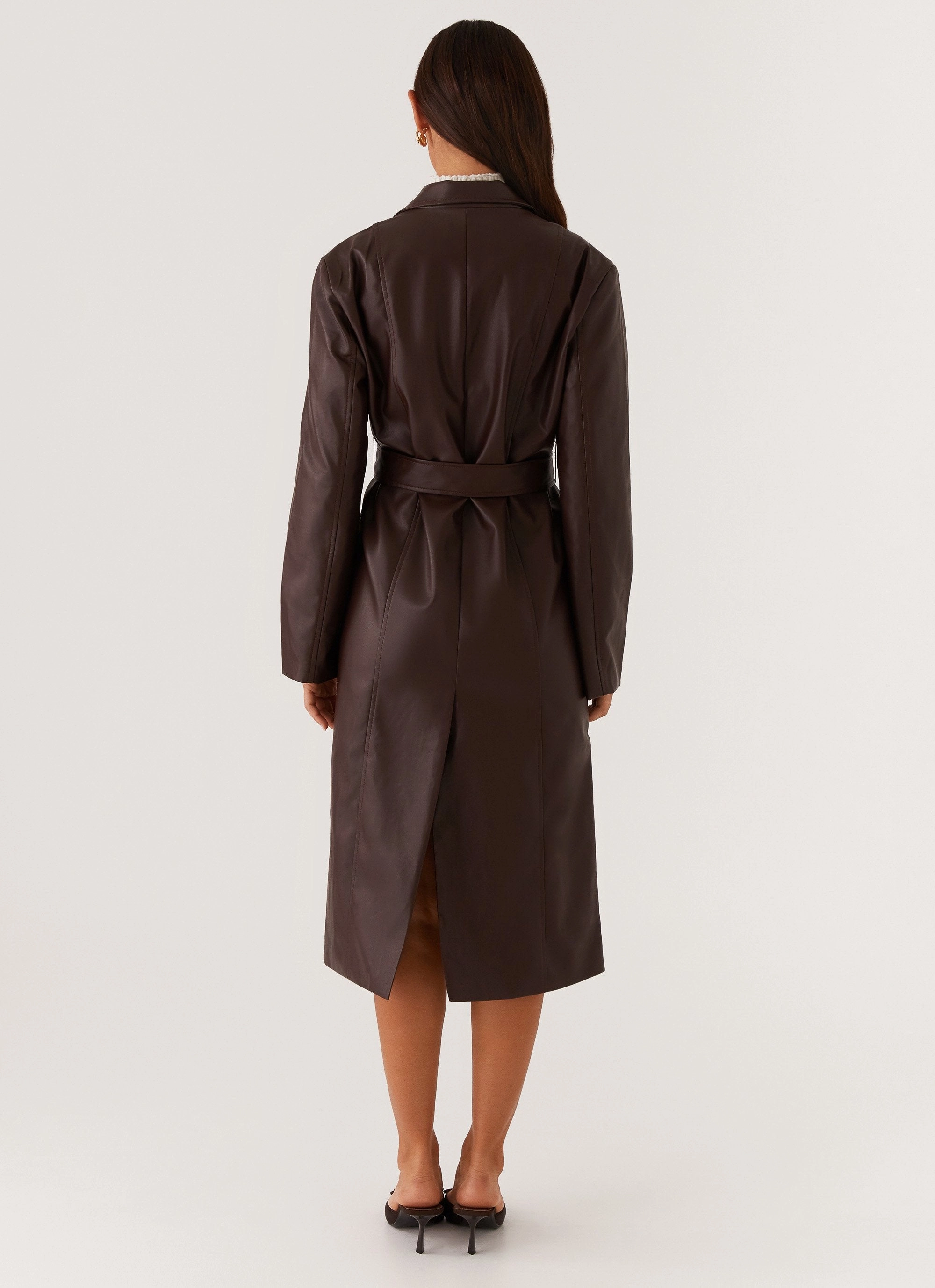 Dixie Trench Coat - Chocolate Durable Outer Shell
