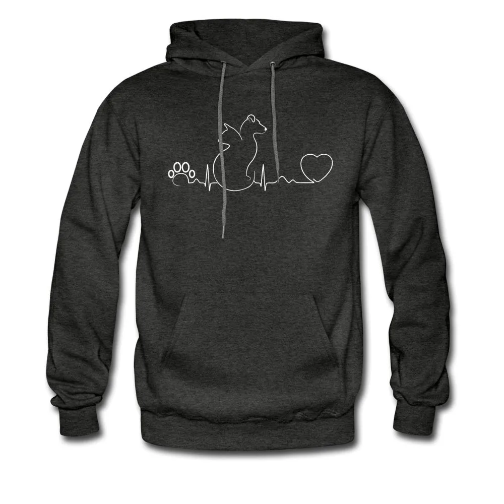 Dog and cat heartbeat Unisex Hoodie