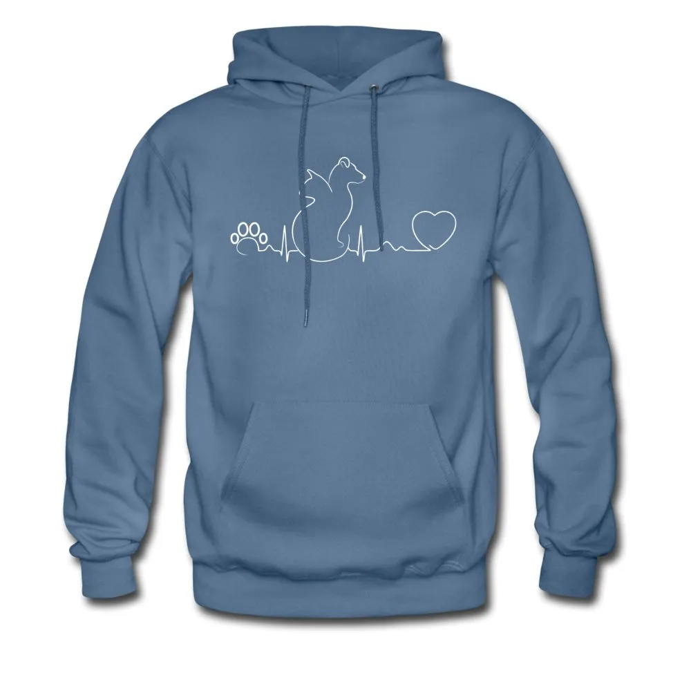Dog and cat heartbeat Unisex Hoodie