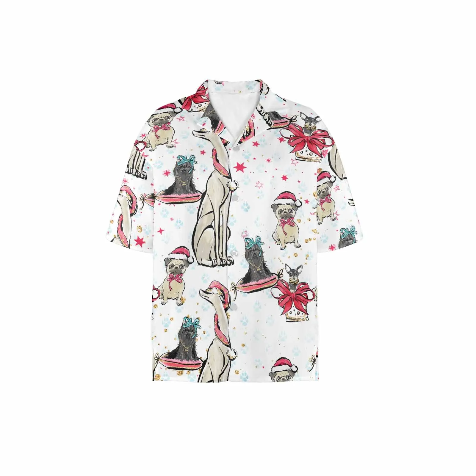 Dog Christmas  Women's Hawaiian Shirt