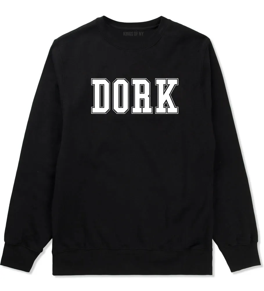 Dork College Style Boys Kids Crewneck Sweatshirt