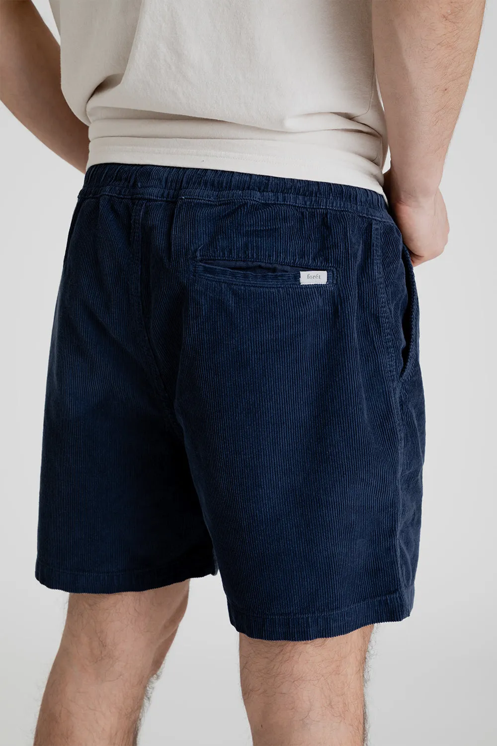 Dose Corduroy Shorts - Navy