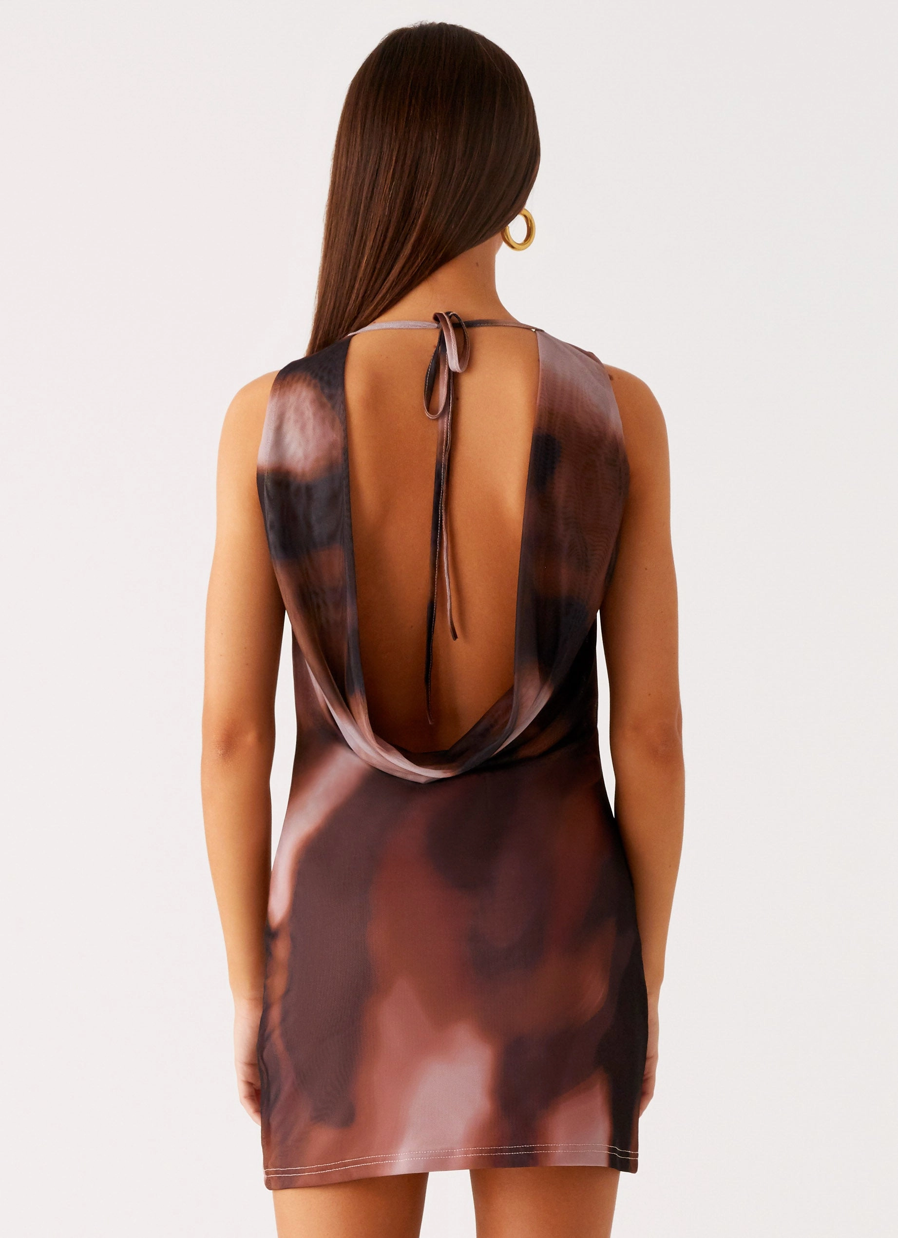 All Fit Style Visual Balance Larson Mini Dress - Black Gradient