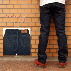 DOWN NORTH JEANS "DNJ3-2nd" THE KEROUAC 2nd type Mid Rise Straight Model