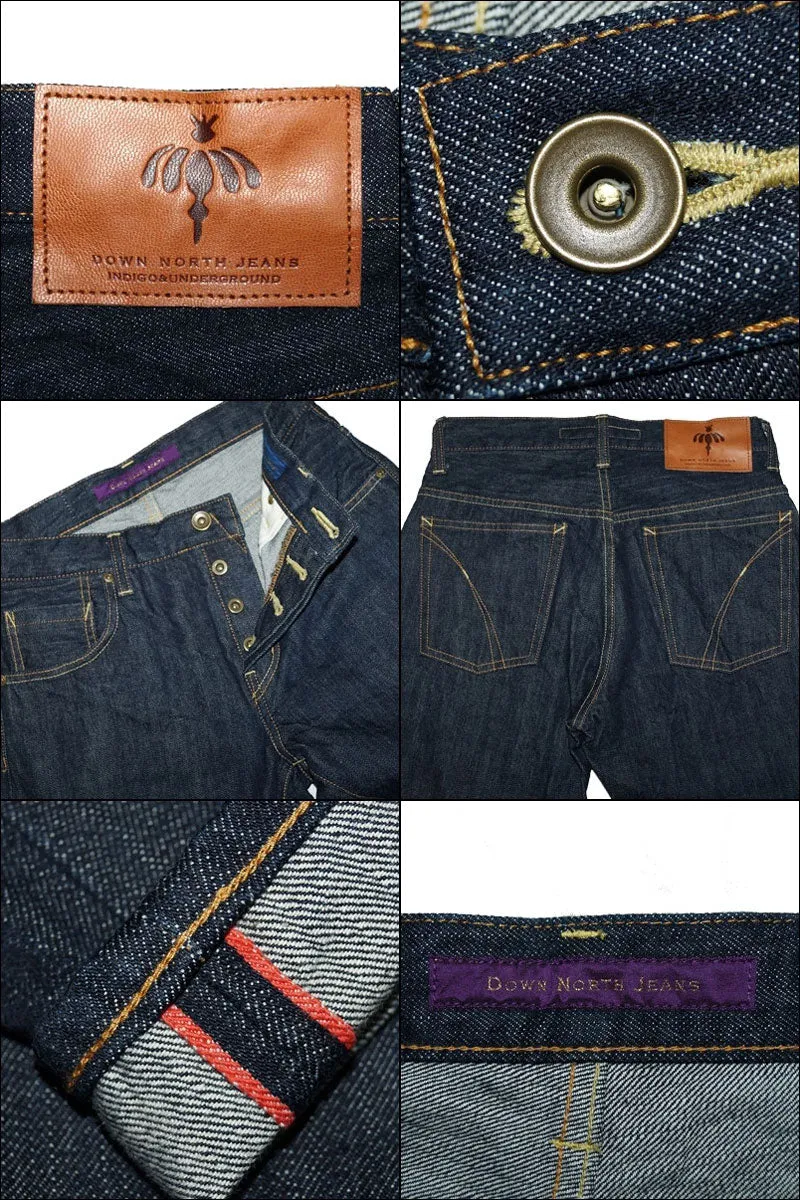 DOWN NORTH JEANS "DNJ3-2nd" THE KEROUAC 2nd type Mid Rise Straight Model