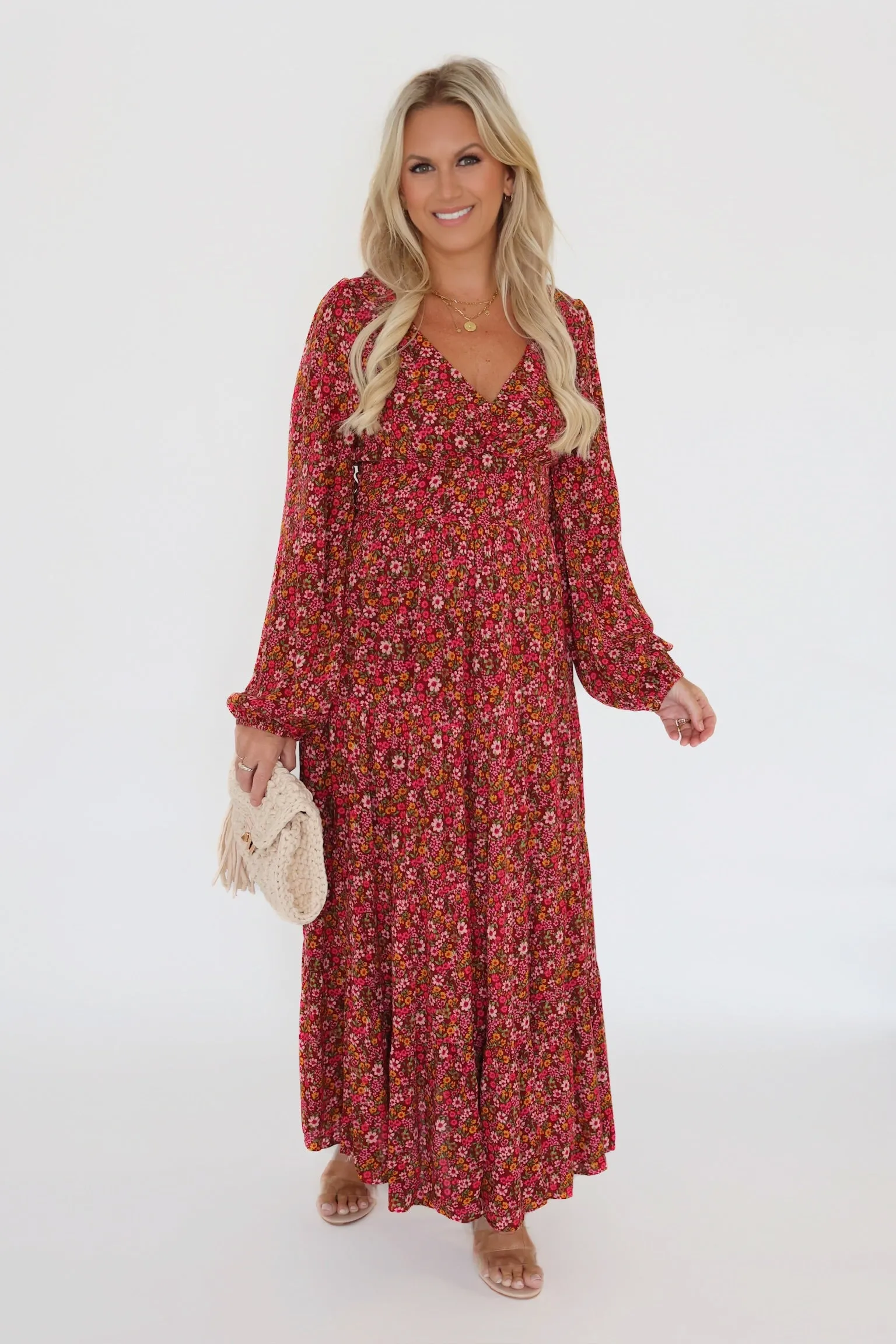 Fluid Shape Dreamy Flower Dress