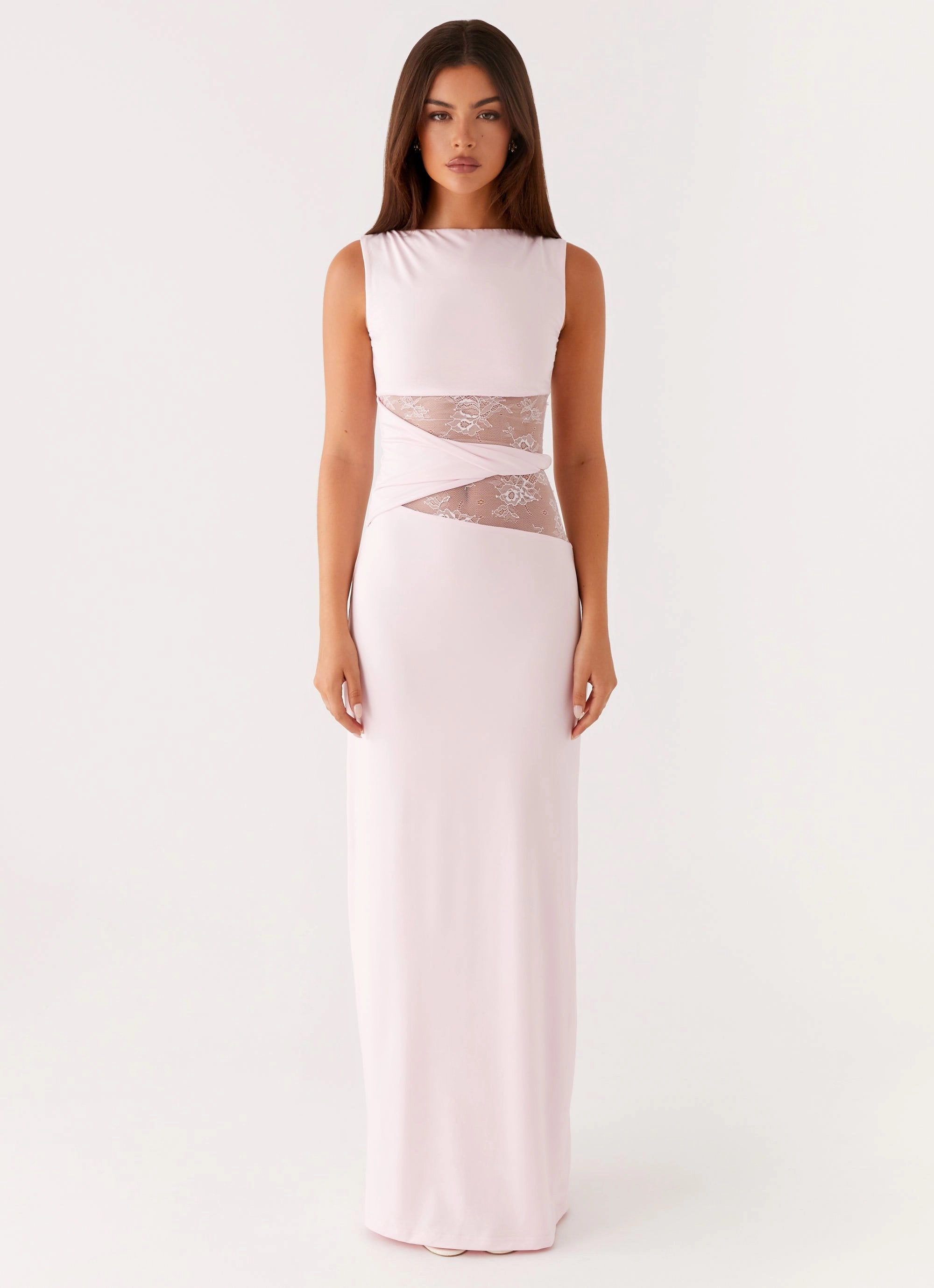 Daywear Comfort Chic Silhouette Karma Maxi Dress - Pink
