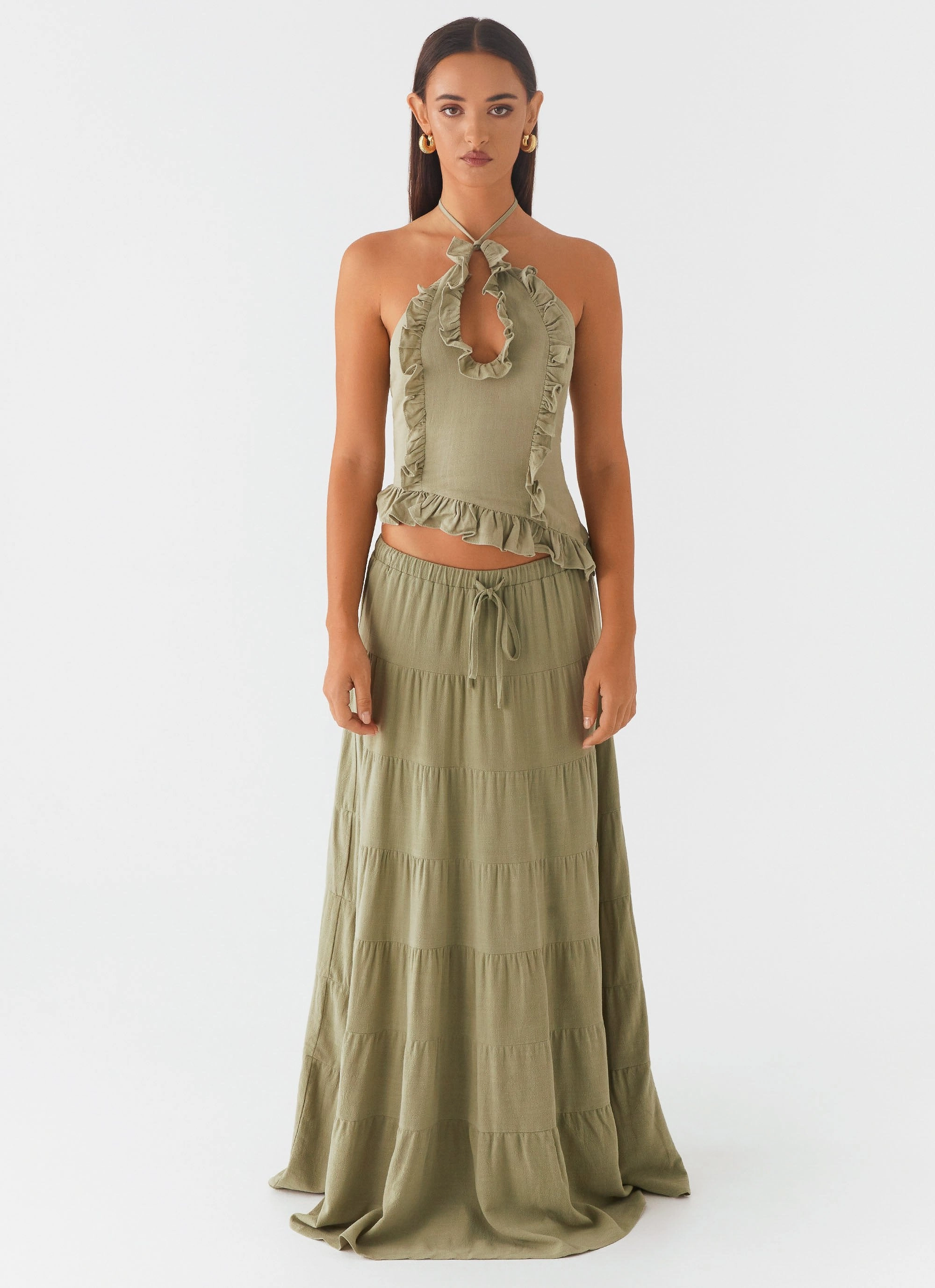 Airflow Ventilation Zones Mariella Linen Top - Sage