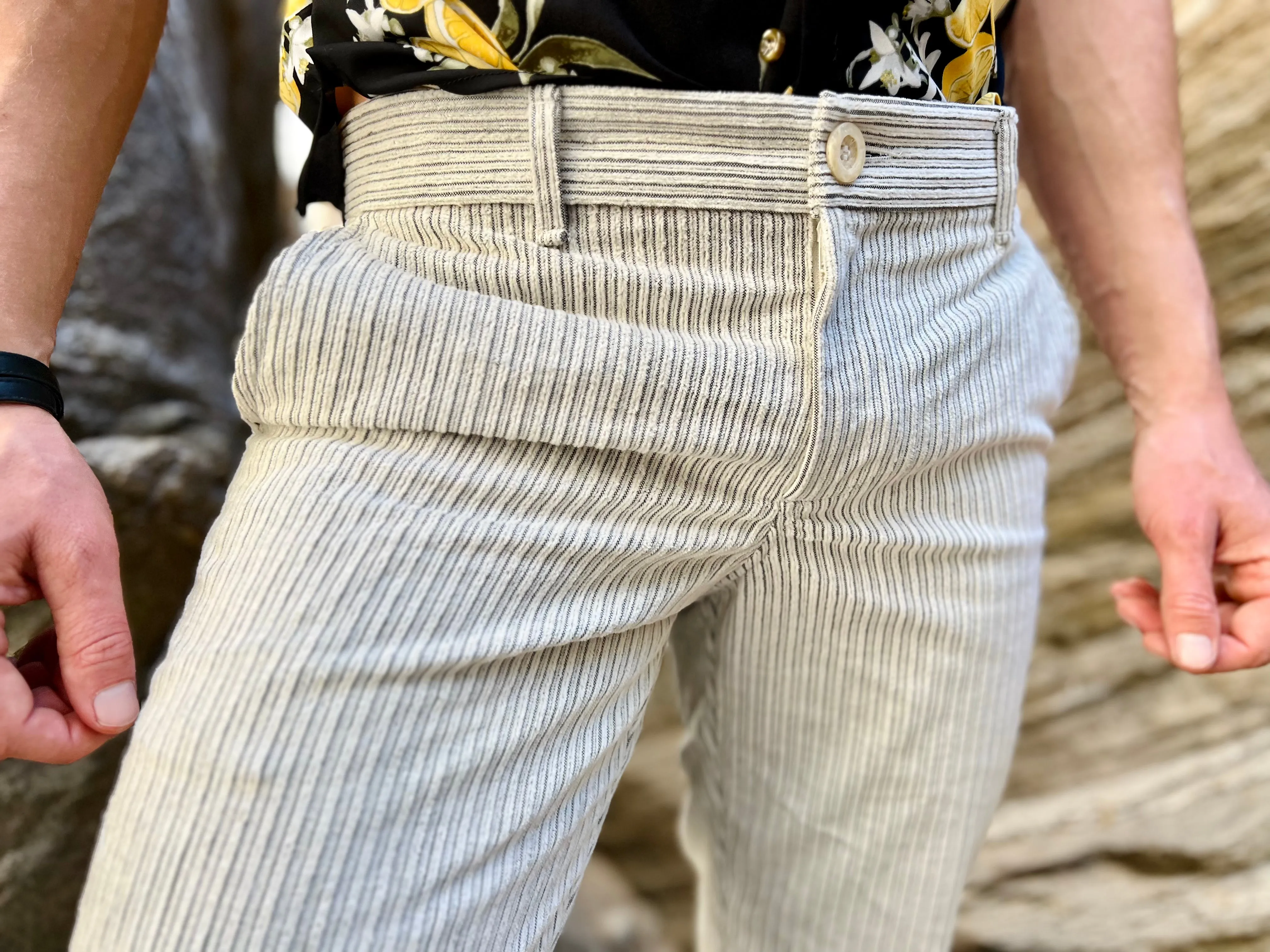 dual stripe corduroy