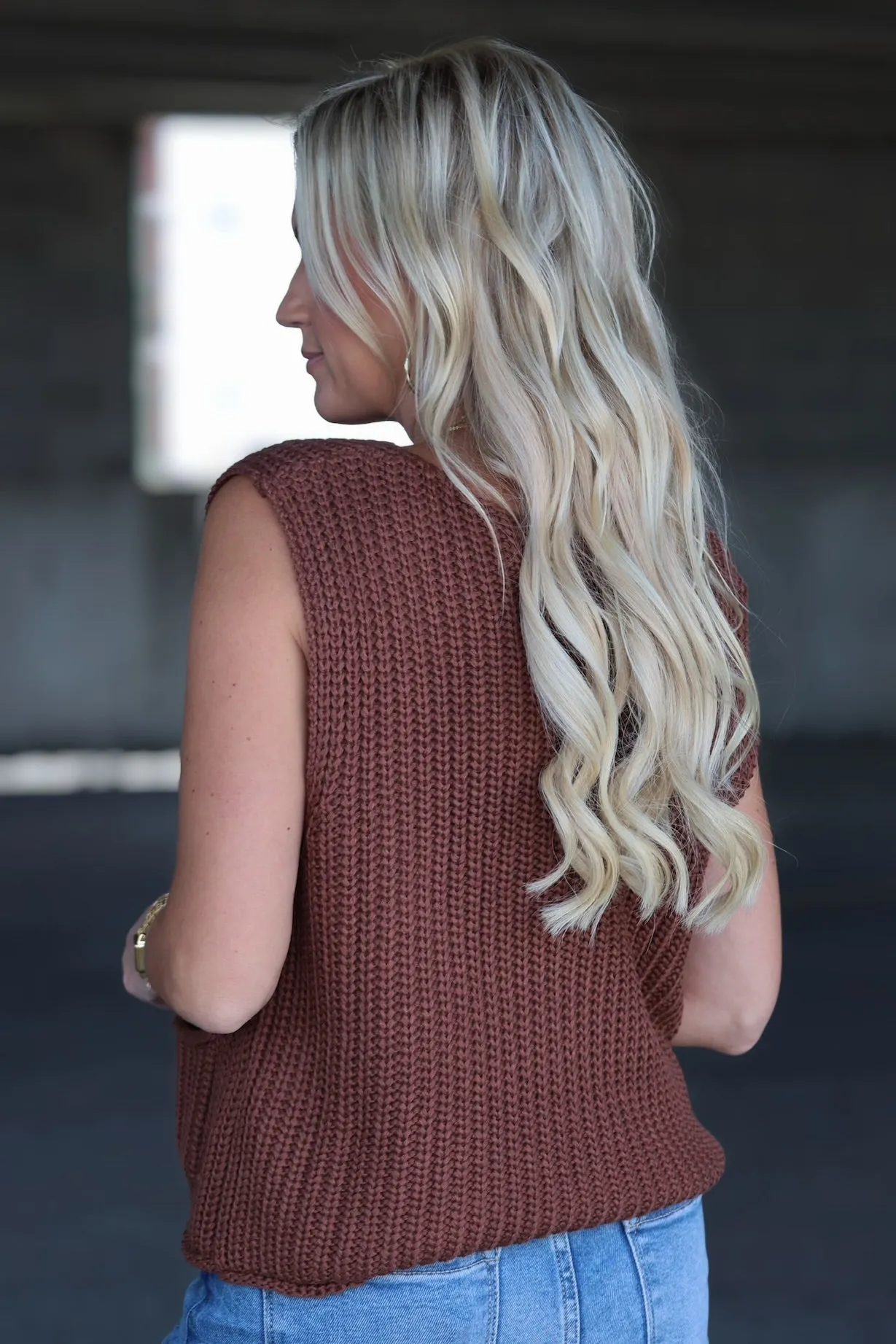 Trendy Sweater LightReflective Scandal Sweater Vest- Coco