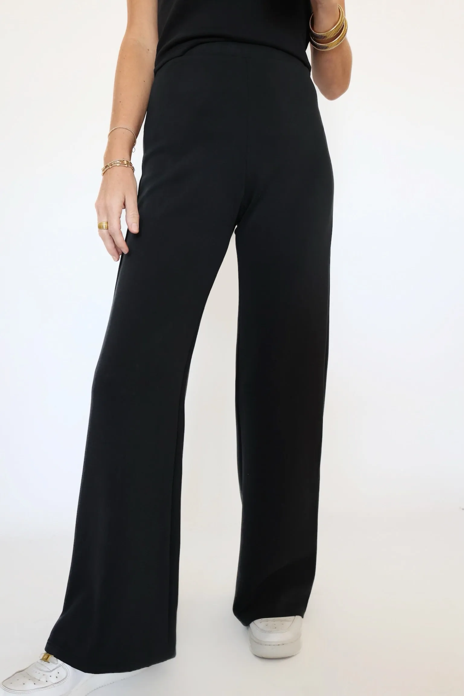 Sport Comfort Fit Hustle Knit Wide Leg Pant